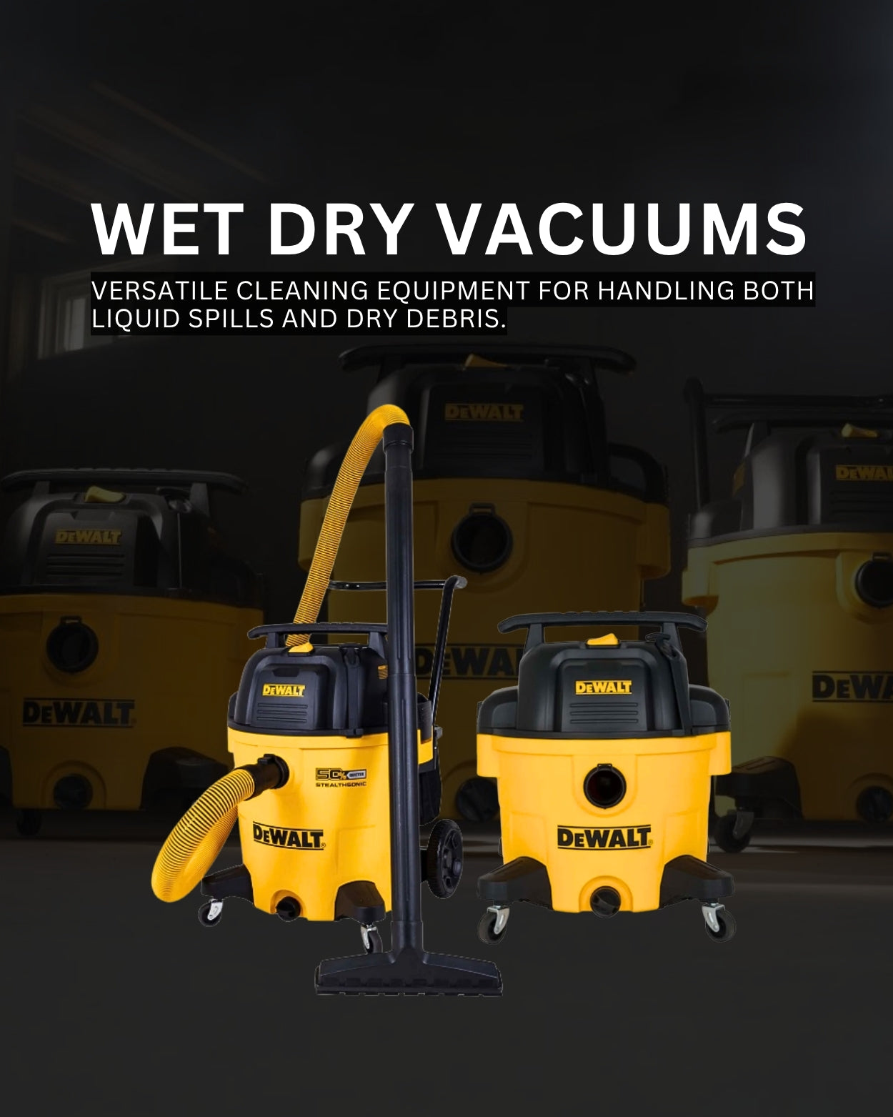 Wet Dry Vacuums Banner