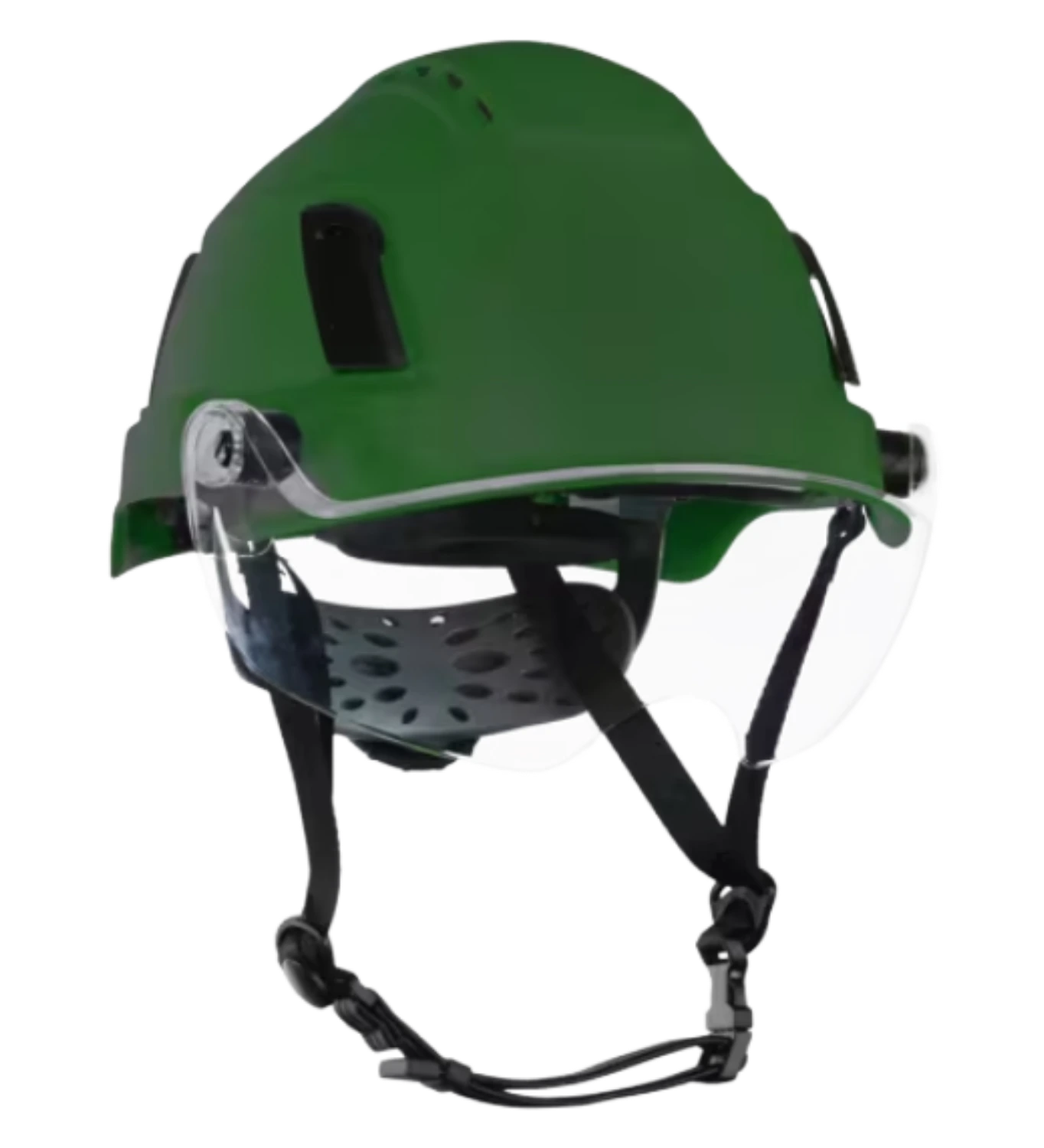 Wrap-Around Polycarbonate Visor Rated ANSI Z87.1+ High Impact on a Vented Class C Shell | Jackson Safety