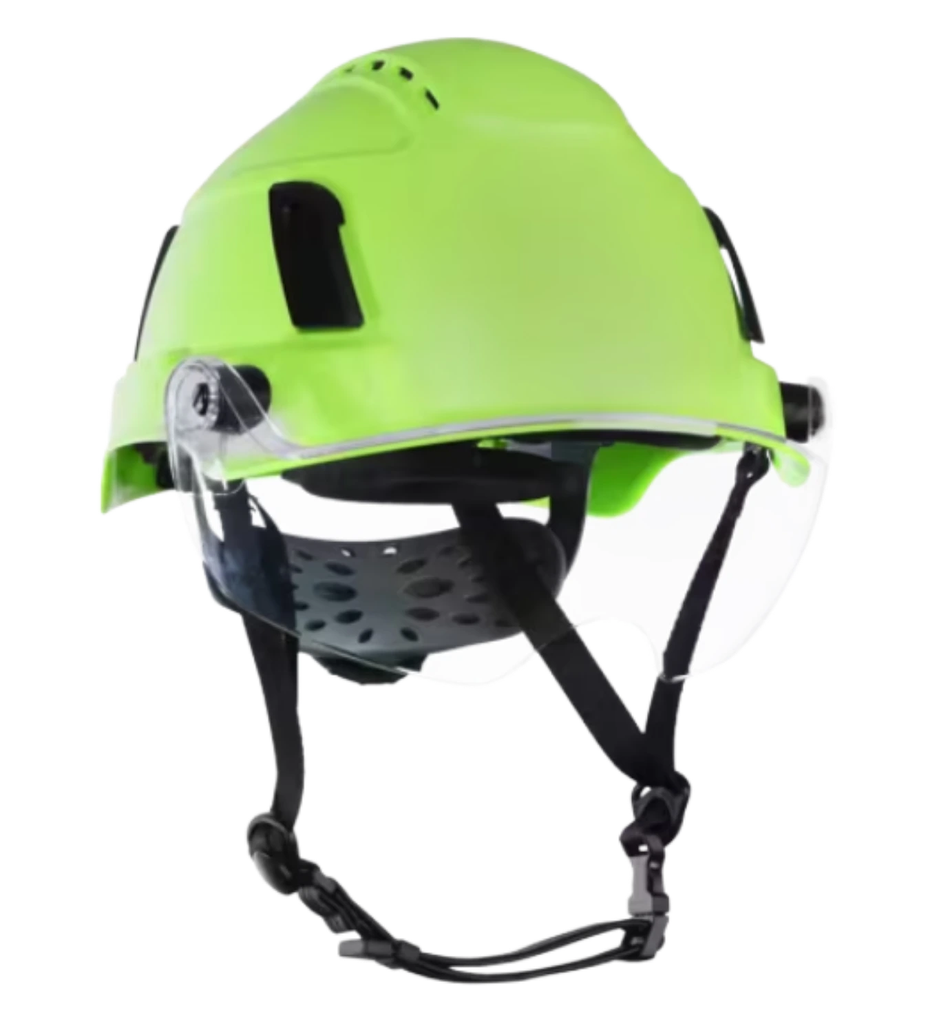 Wrap-Around Polycarbonate Visor Rated ANSI Z87.1+ High Impact on a Vented Class C Shell | Jackson Safety