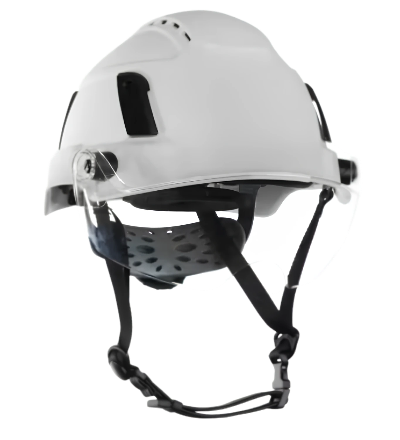 Wrap-Around Polycarbonate Visor Rated ANSI Z87.1+ High Impact on a Vented Class C Shell | Jackson Safety