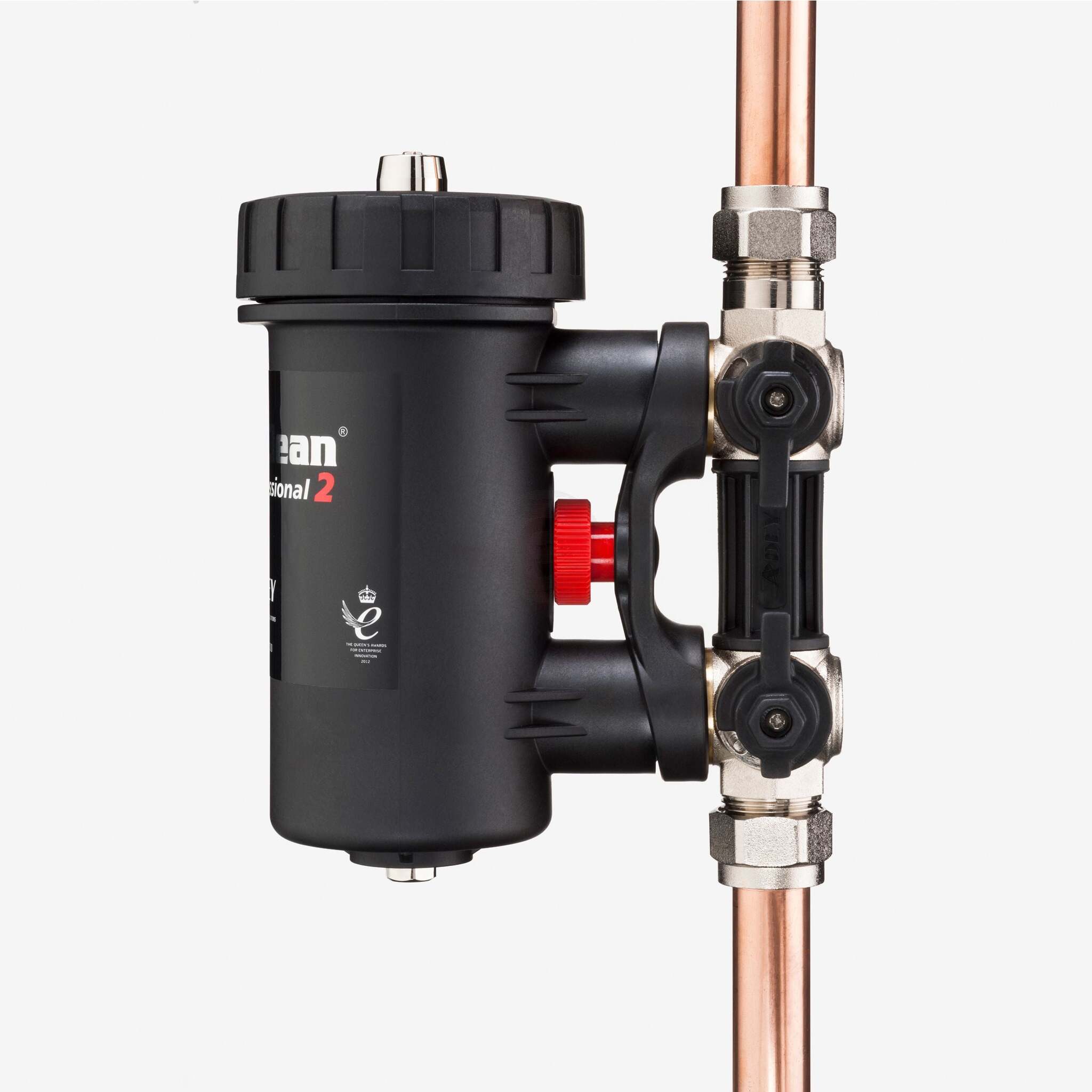 Adey MagnaClean Pro2 magnetic filter protecting heating systems from magnetite buildup debris
