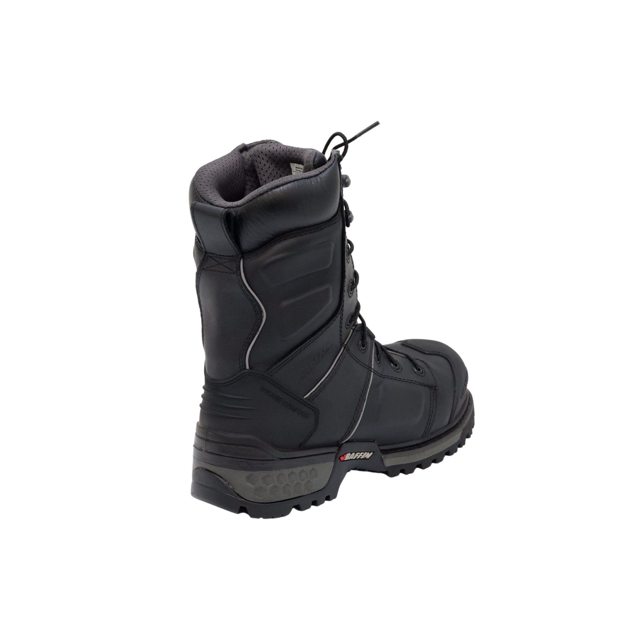 Oil and acid resistant outsole of Baffin Monster 8 boot.