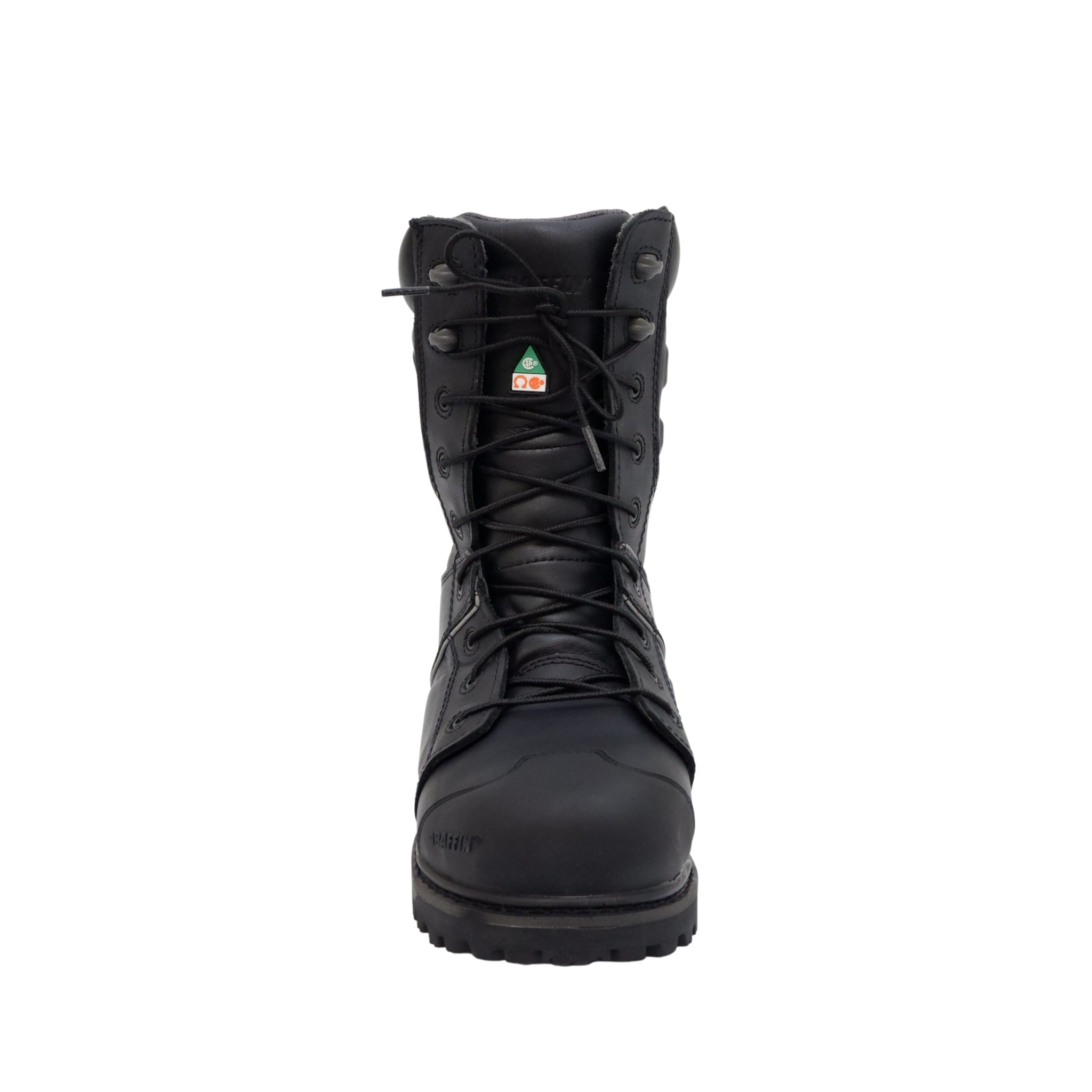 Back view of Baffin Monster 8 waterproof safety work boot.
