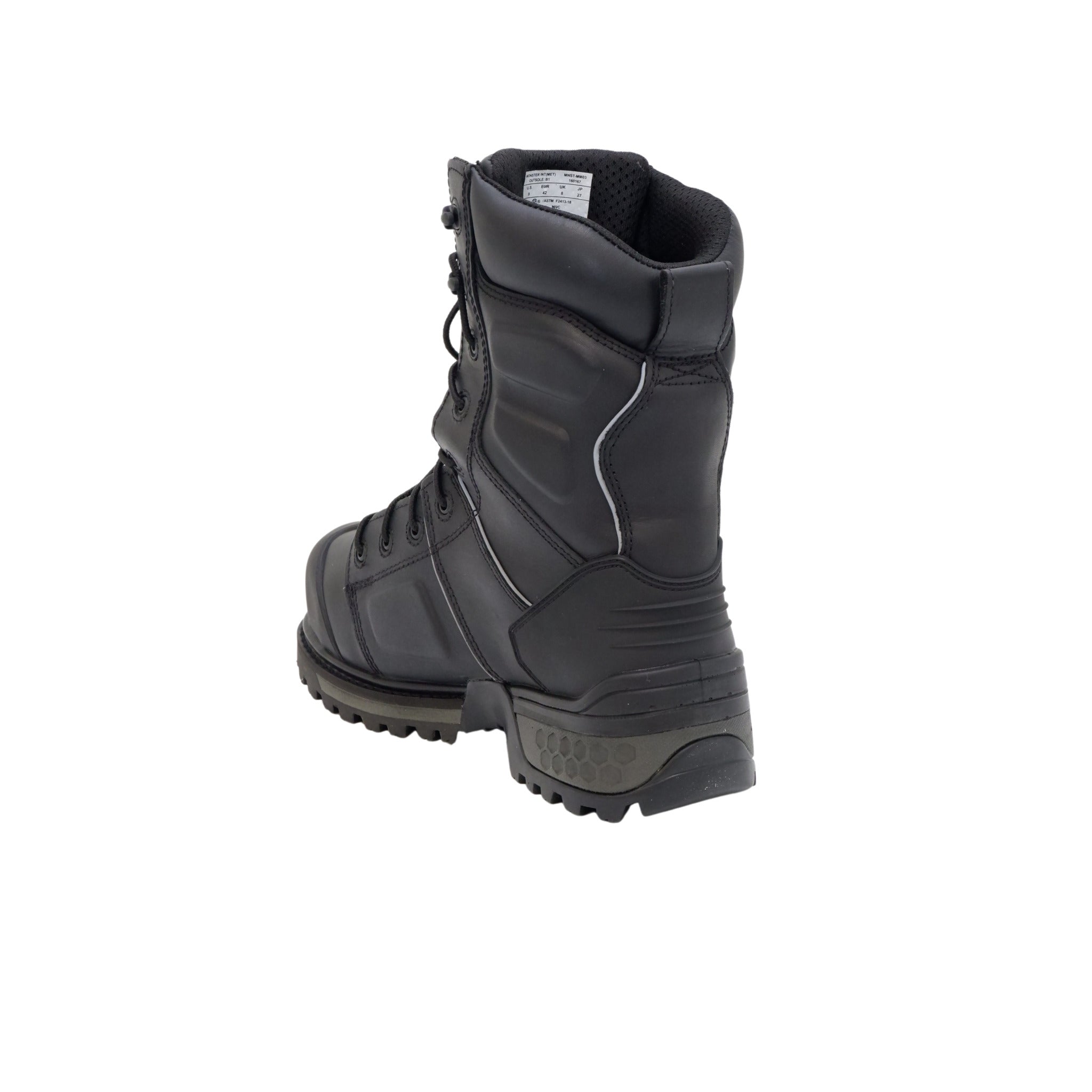 Rear view of Baffin Monster Internal Metguard waterproof safety boot.