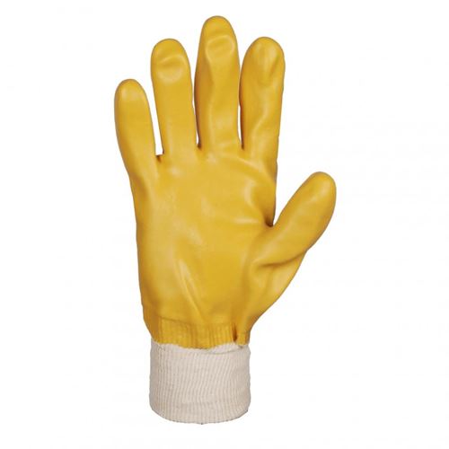 Horizon Yellow PVC Coated Work Gloves with Knit Wrist