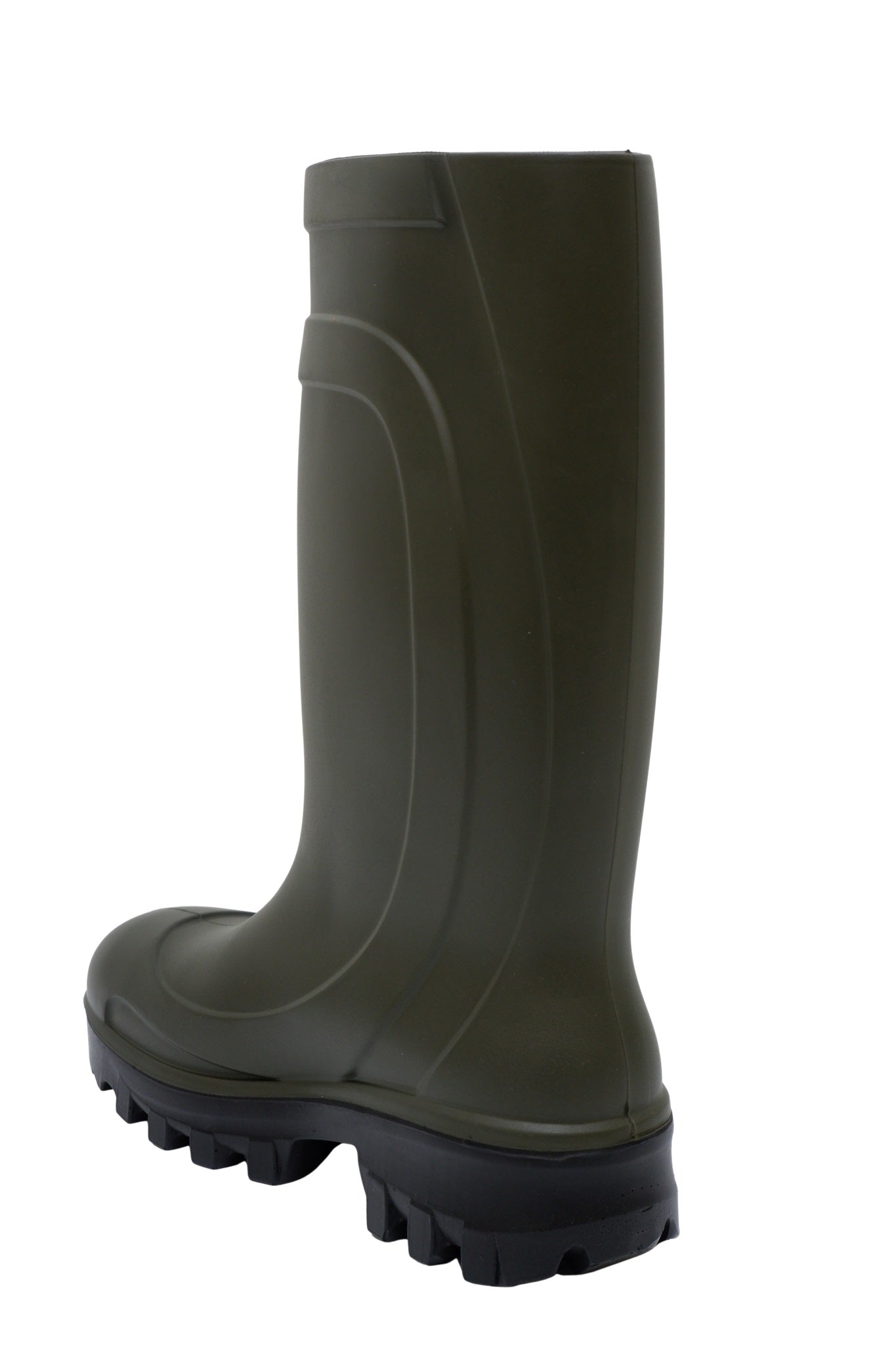 Angled rear view of Bekina Thermolite Z090GG insulated work safety boots