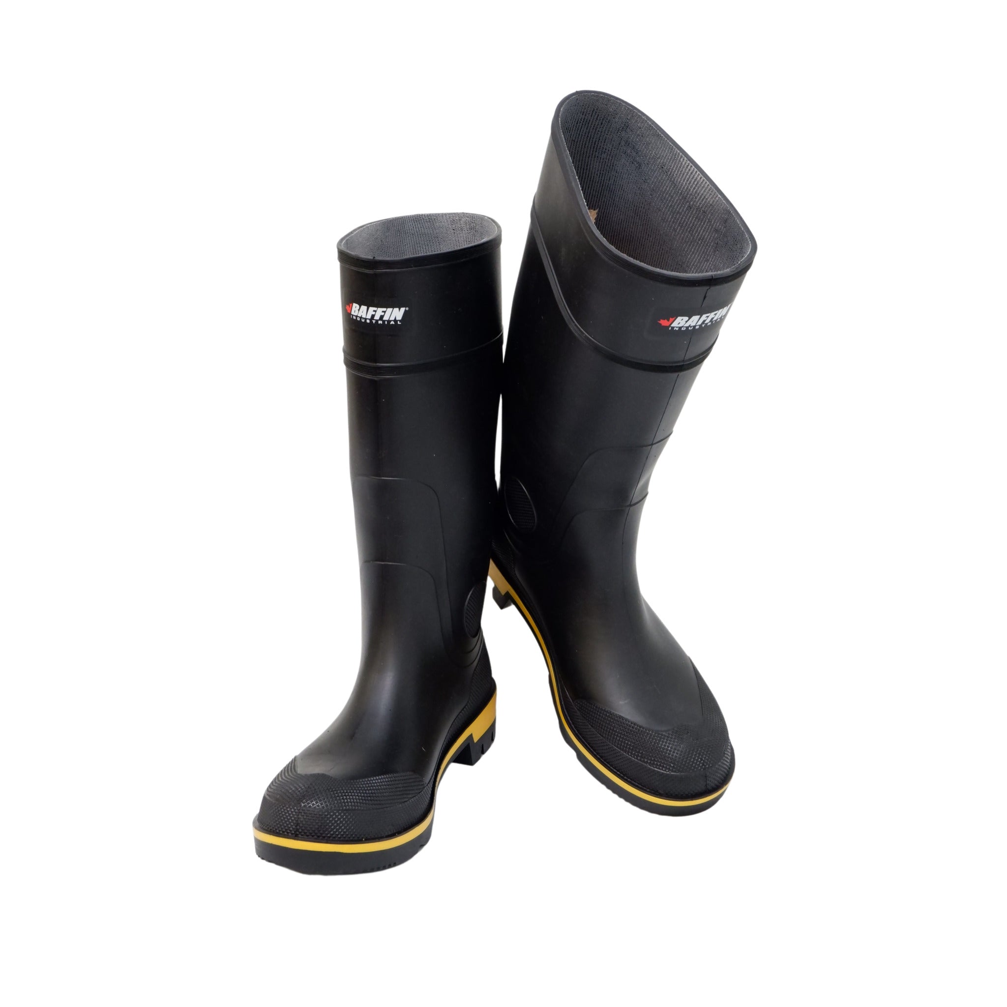Crossed pair of Baffin Maximum STP steel toe boots