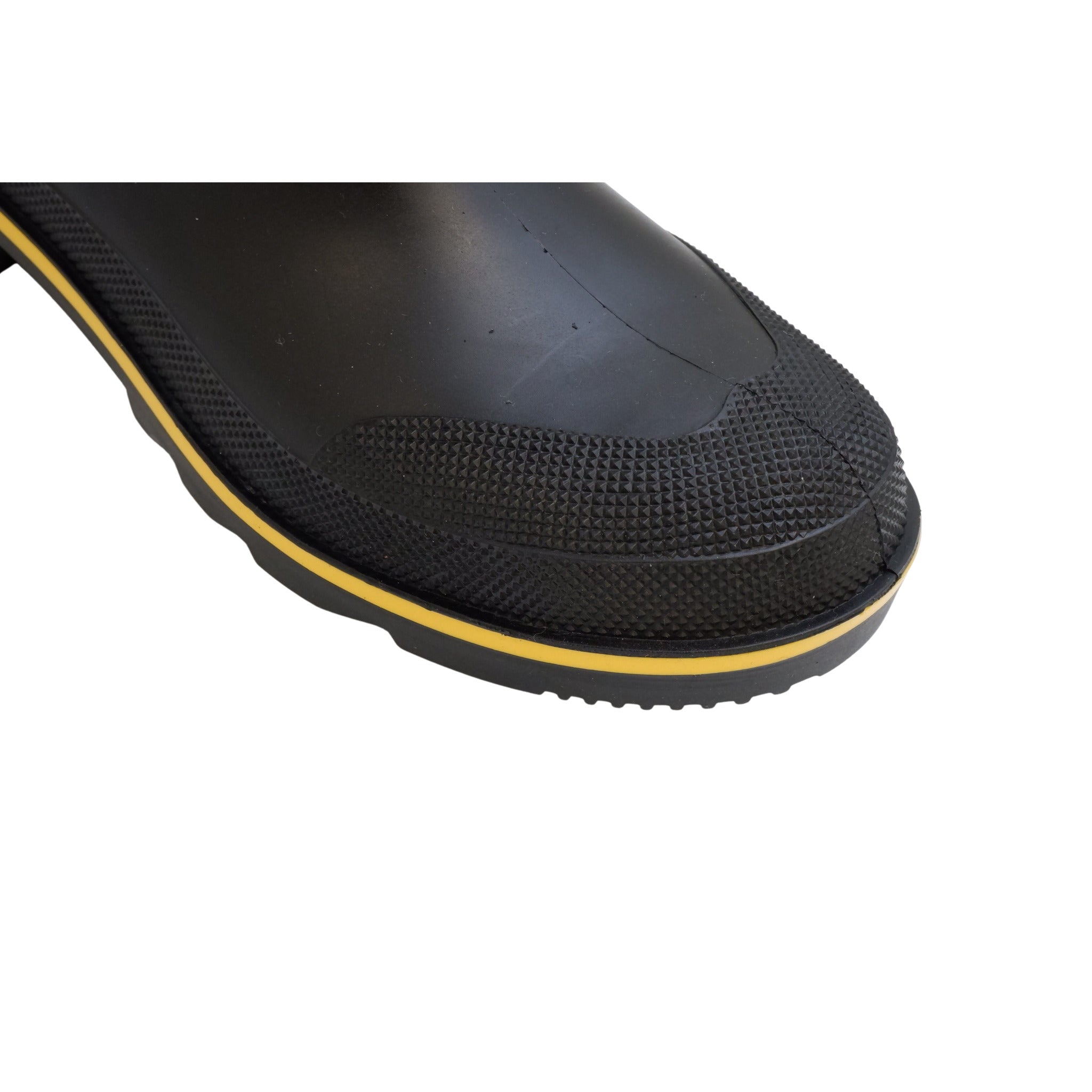 Closeup of Baffin Maximum STP steel toe protection
