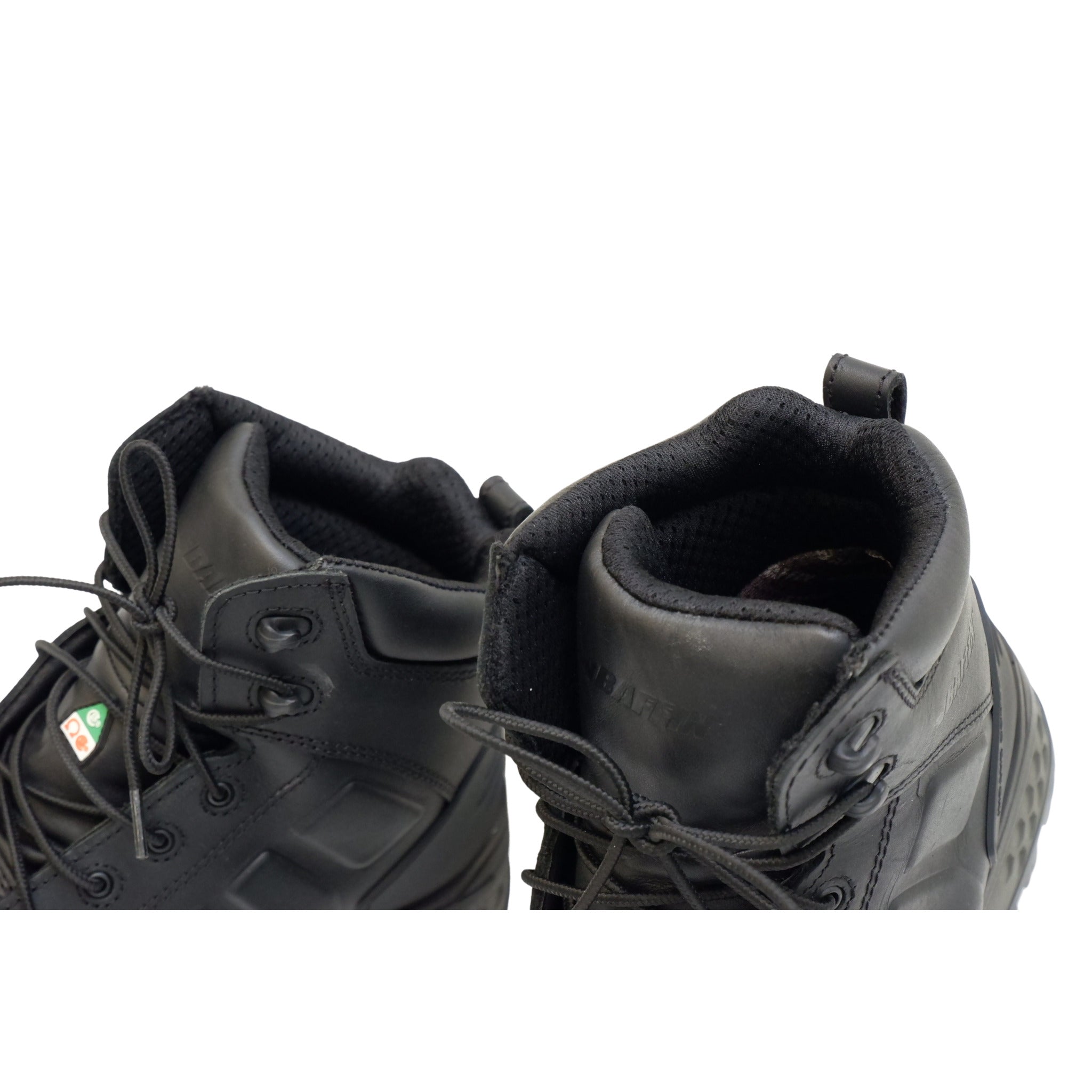 Black Baffin Monster 6 speed lacing system detail