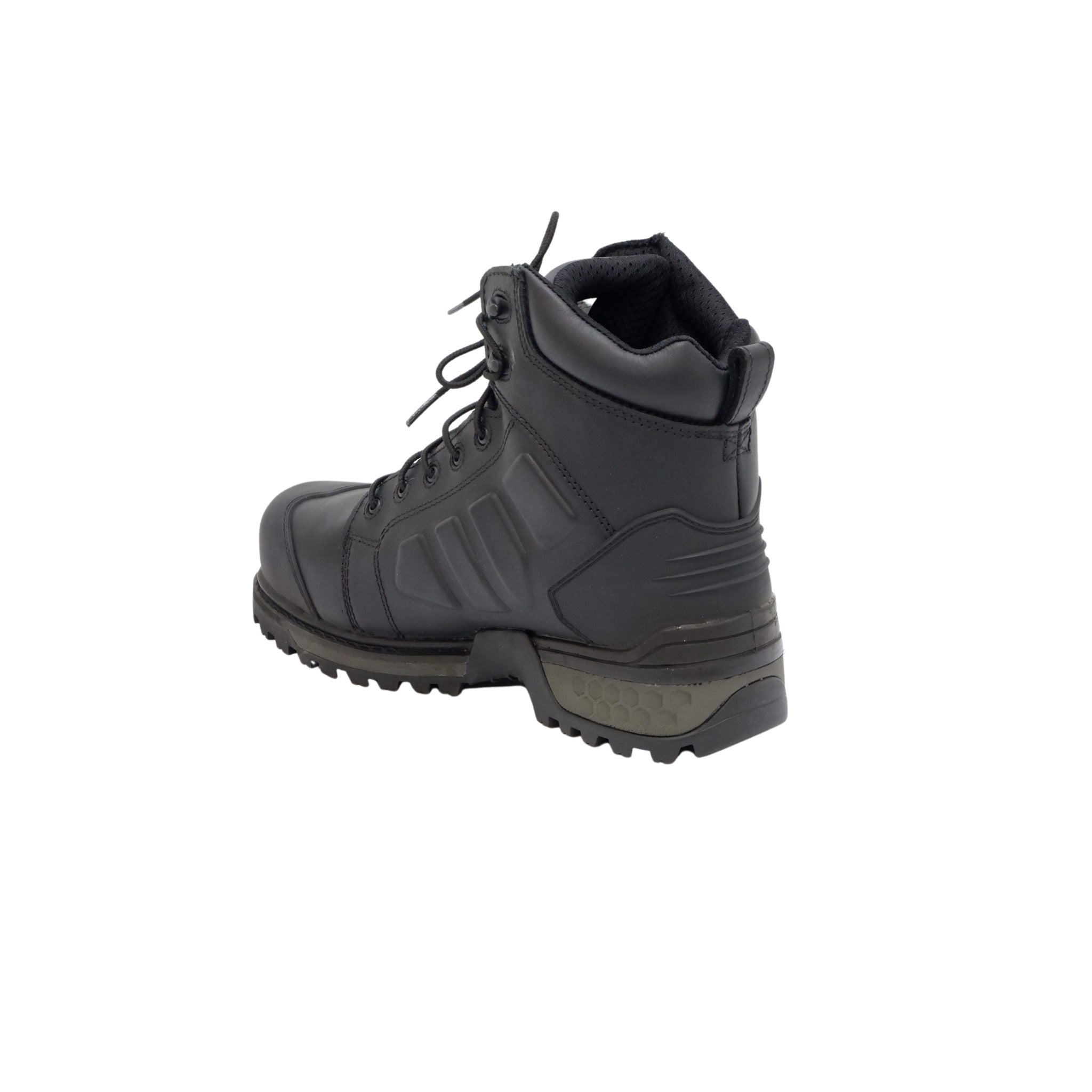 Side angle black Baffin Monster 6 waterproof work boot