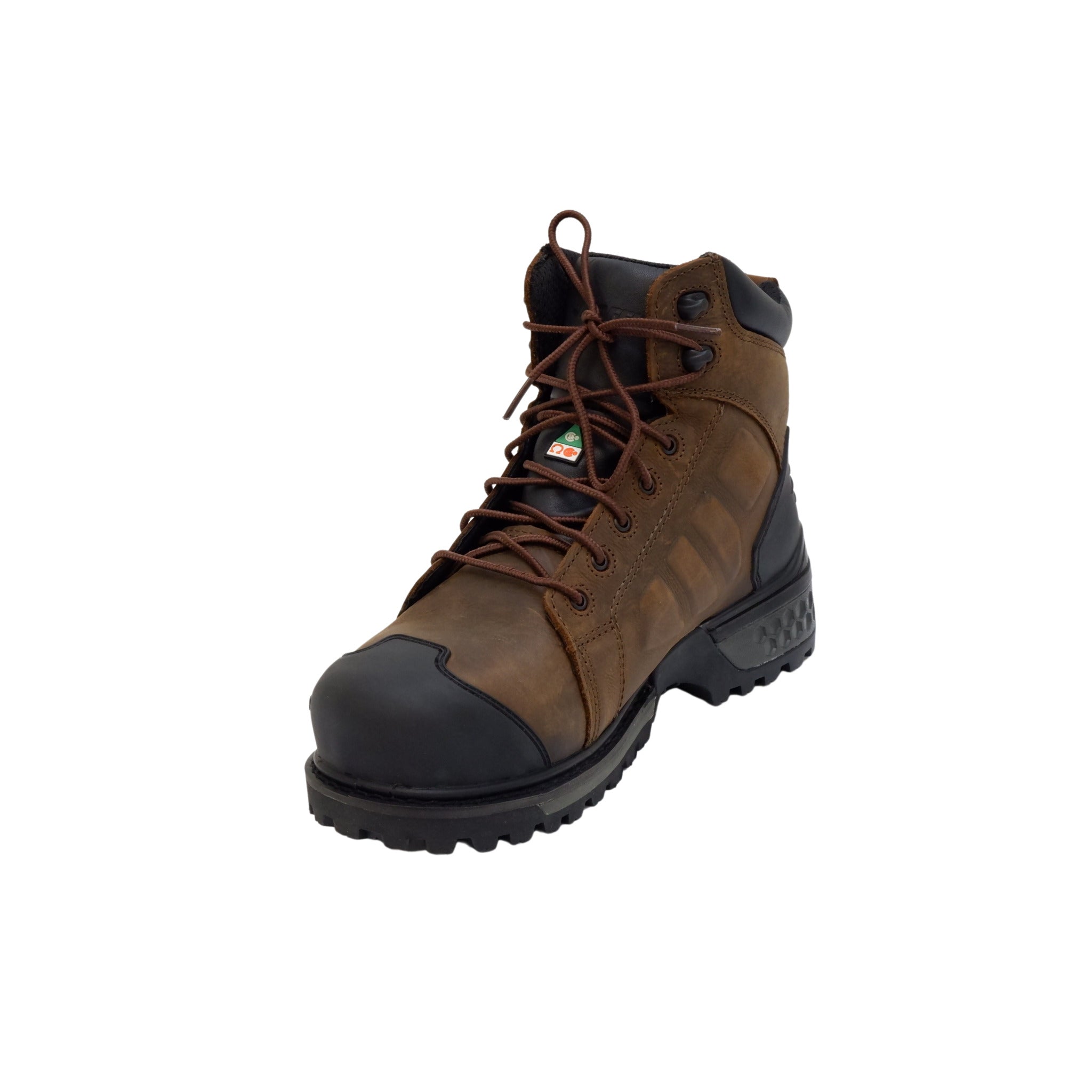 Brown Baffin Monster 6 composite toe waterproof work boot angle view