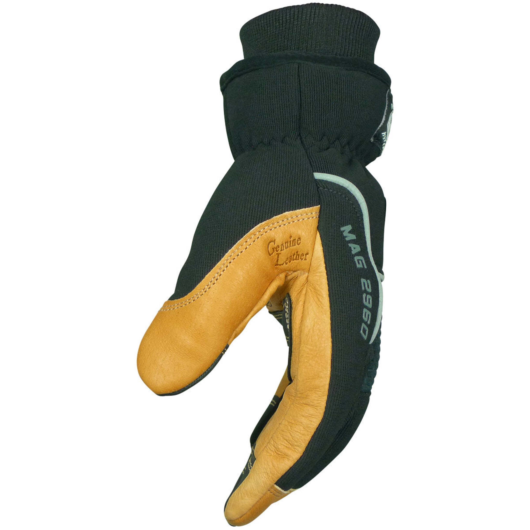Side profile of Caiman 2960 MAG pig grain winter work gloves