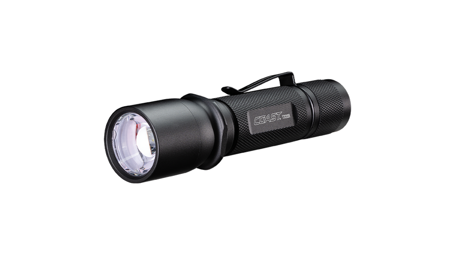 Coast TX11R Rechargeable Dual Power LED Flashlight with Long Range Focus System - 635 Lumens - 764-ft Beam