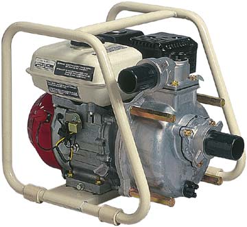 Kodiak PWP2SST Semi-Trash Water Pump - 185 GPM, 26 FT Suction Lift, 2" Ports, 4 HP Honda GX120 Engine, Handles Solids Up to ¾", Heavy-Duty Build