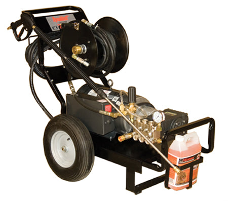 Dynablast Cold Water Pressure Washer C4030DEHR, 7.5 HP, 230V 33A, 3000 PSI, 4 GPM, Interpump Triplex Pump, Heavy-Duty, Assembled in Canada