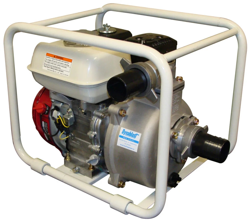 Kodiak PWP3HX Gas Engine 3-Inch Water Pump - 264 GPM, 26 FT Suction, 5.5 HP Honda GX160, Handles 1/4" Solids, Cast Iron Impeller, Protective Roll Cage