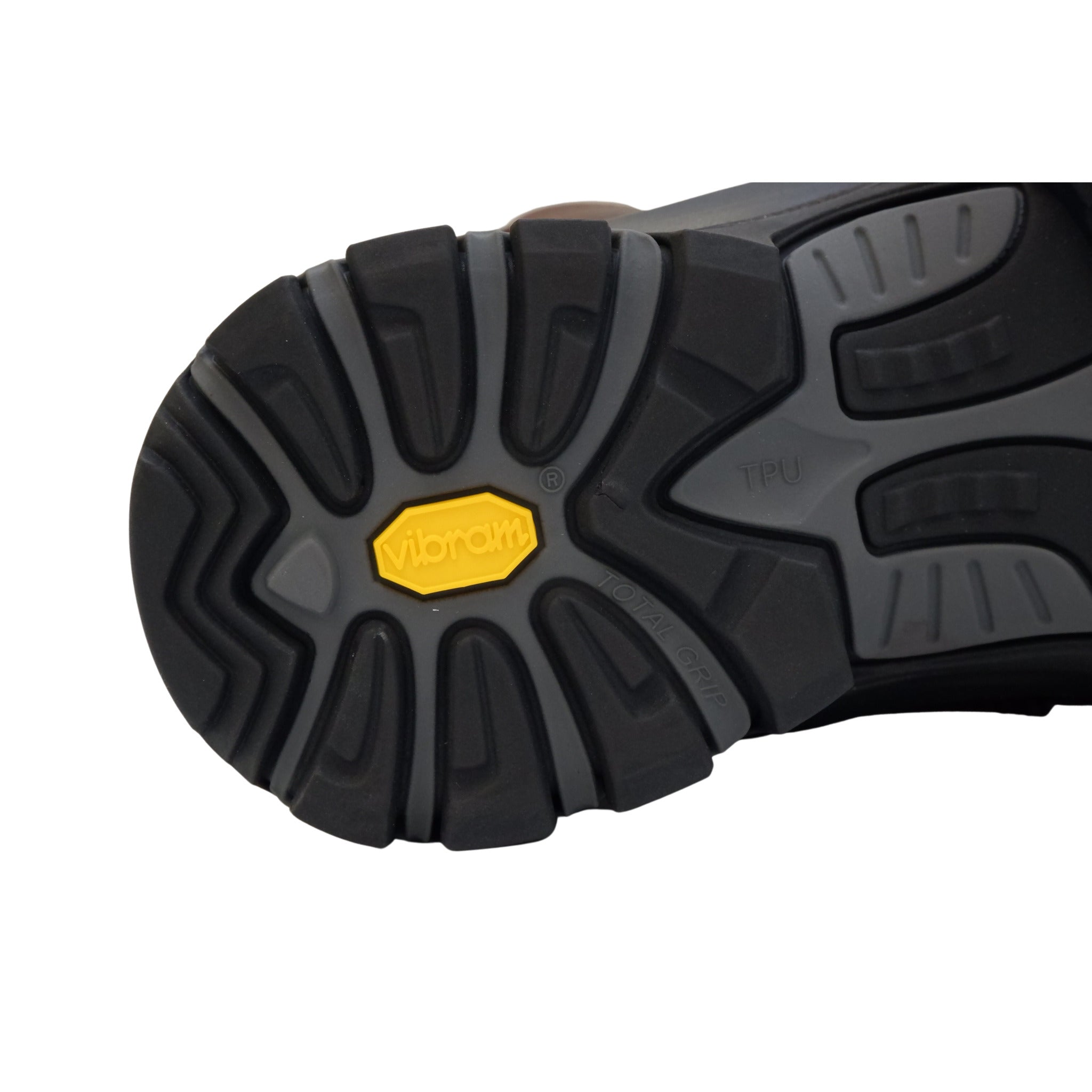 Close detail of outsole tread for grip