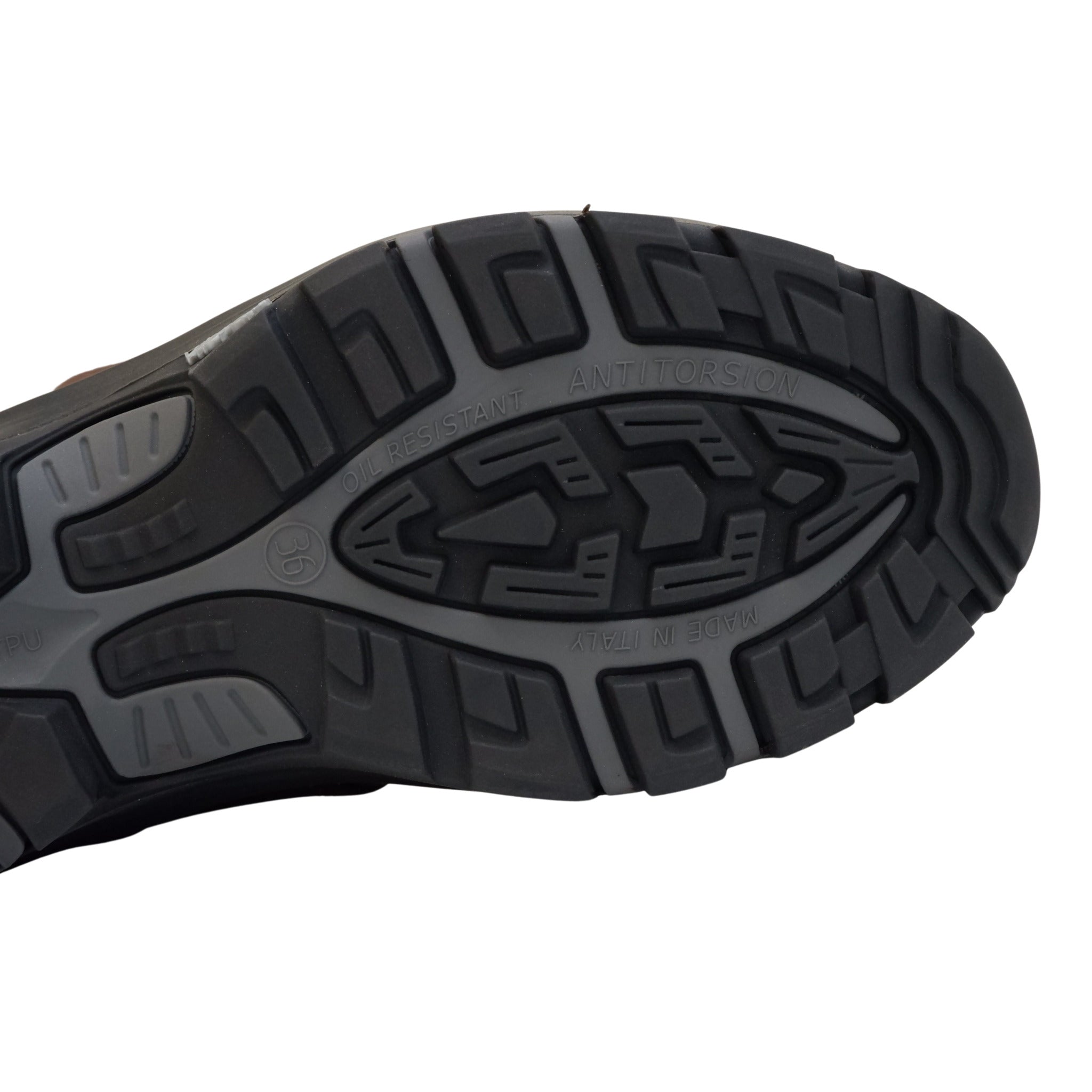 Deep lug sole for traction on rough terrain