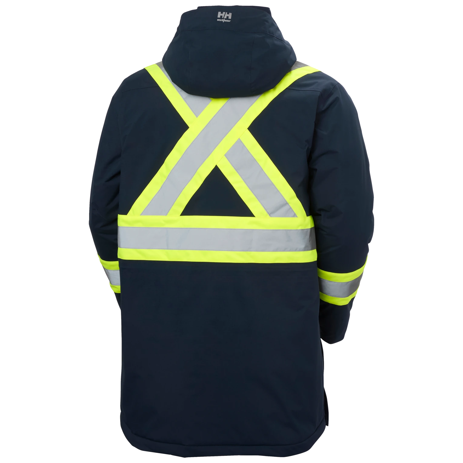 Helly Hansen Alna Tundra 71317 hi-vis parka back view