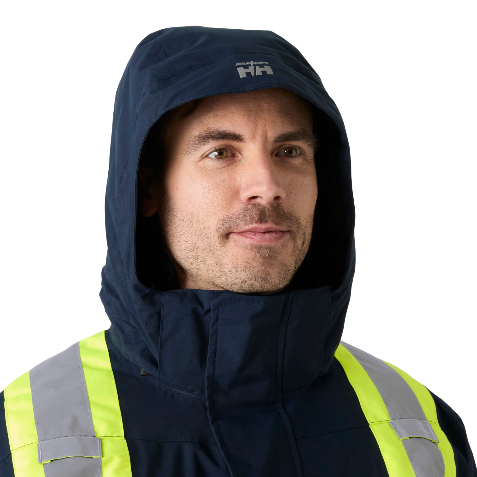 Helly Hansen Alna Tundra parka detachable hood close-up view