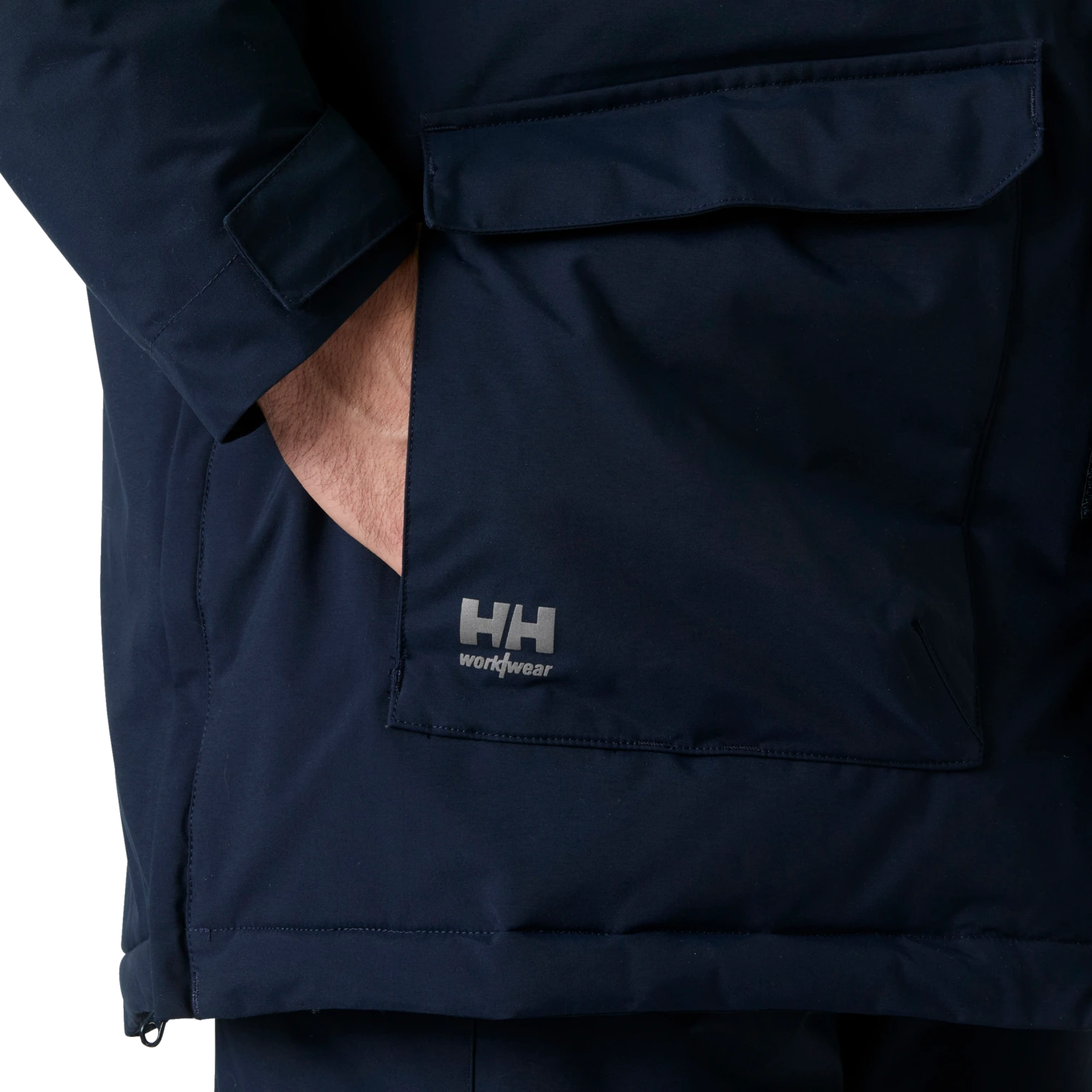 Insulated pocket detail on Helly Hansen Alna Tundra parka