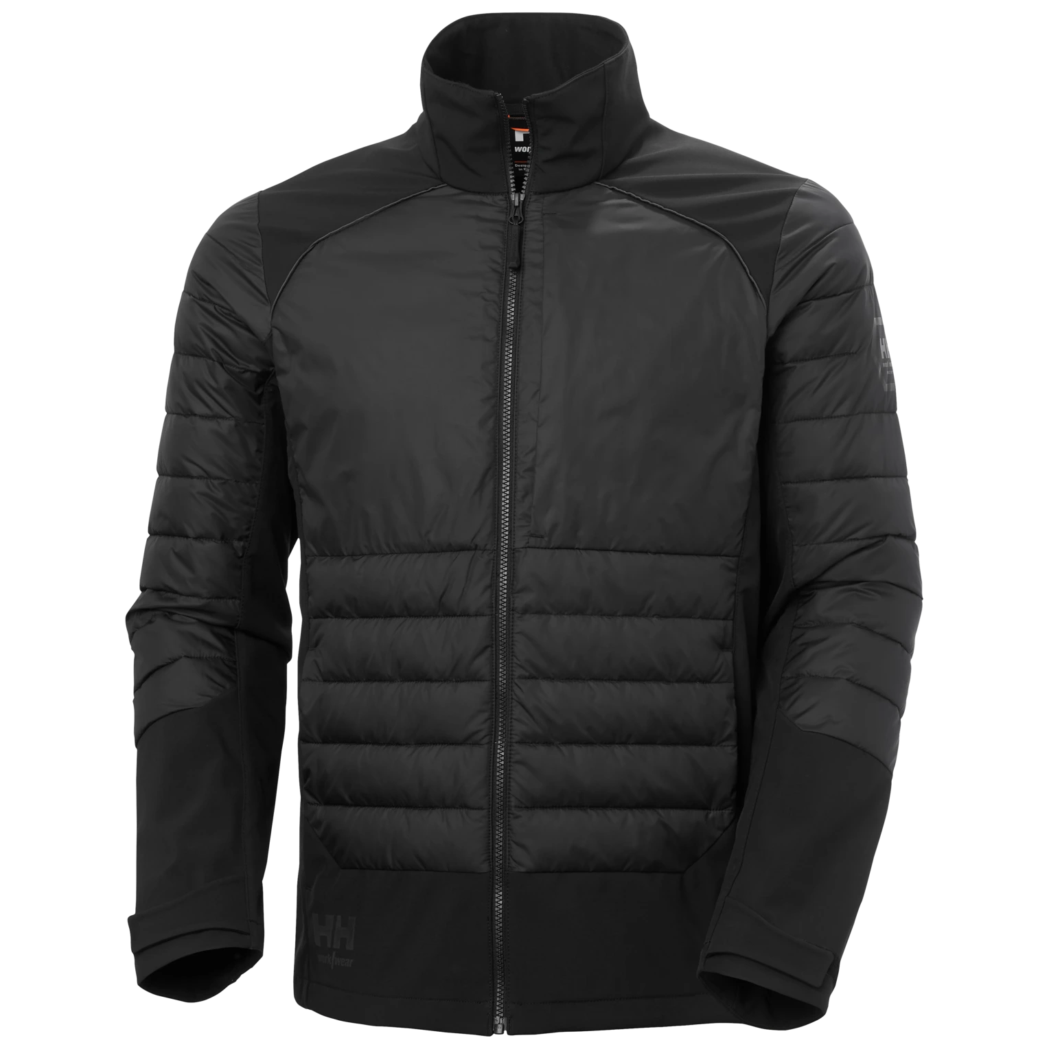 Helly Hansen Chelsea Evolution 2.0 Insulated Softshell Jacket 74142 black front angled view