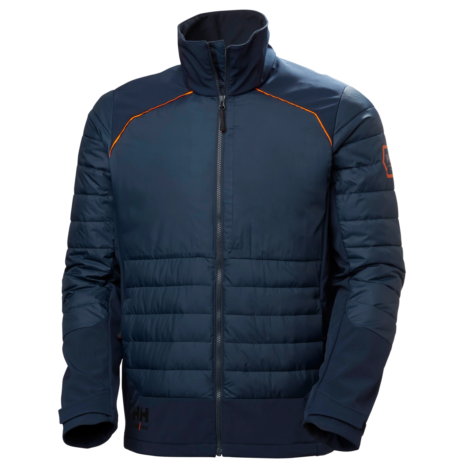 Helly Hansen Chelsea Evolution 2.0 Insulated Softshell Jacket 74142 navy front view