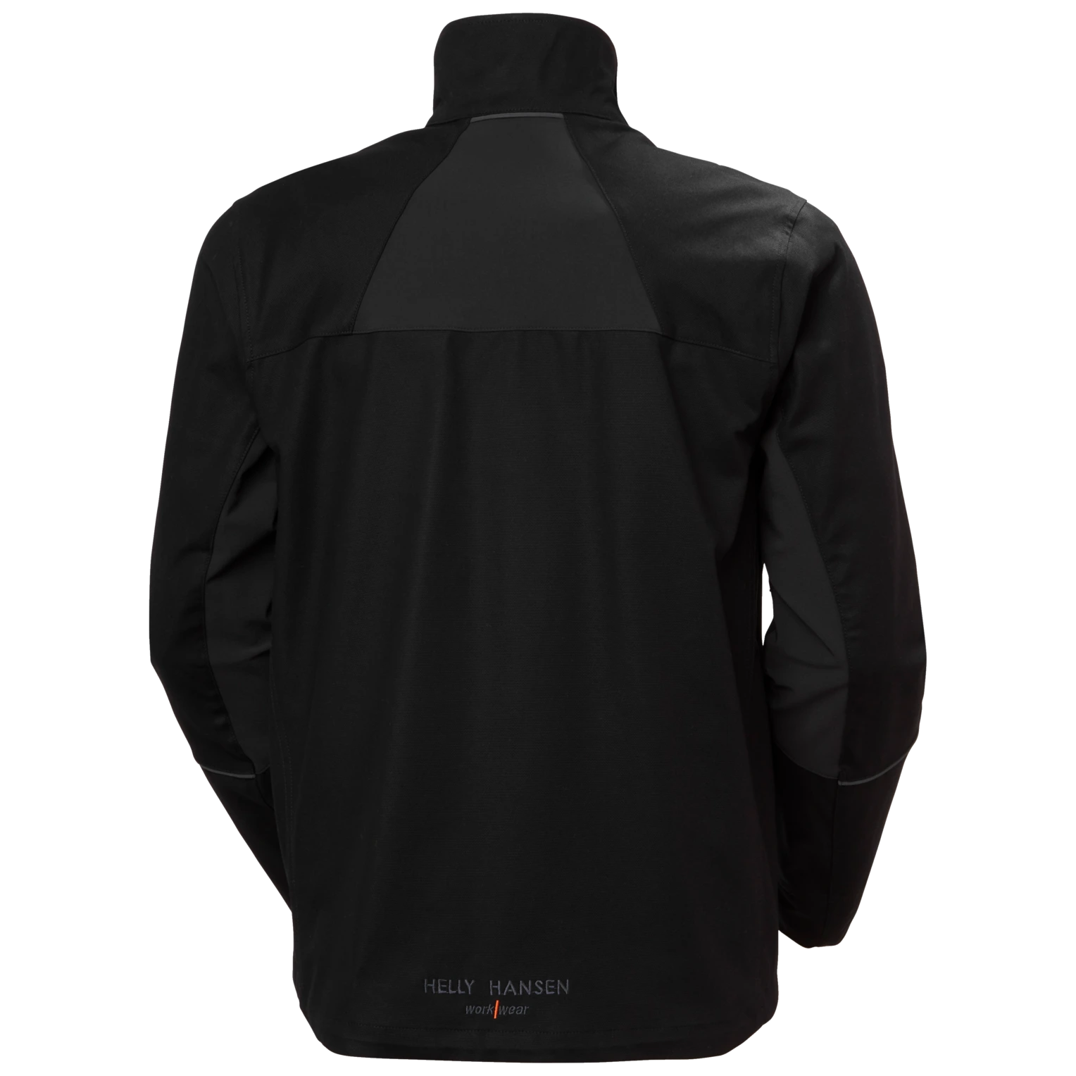 Helly Hansen Oxford 2.0 black work jacket shown from back