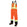 Men’s hi vis insulated work overalls in orange with reflective stripes