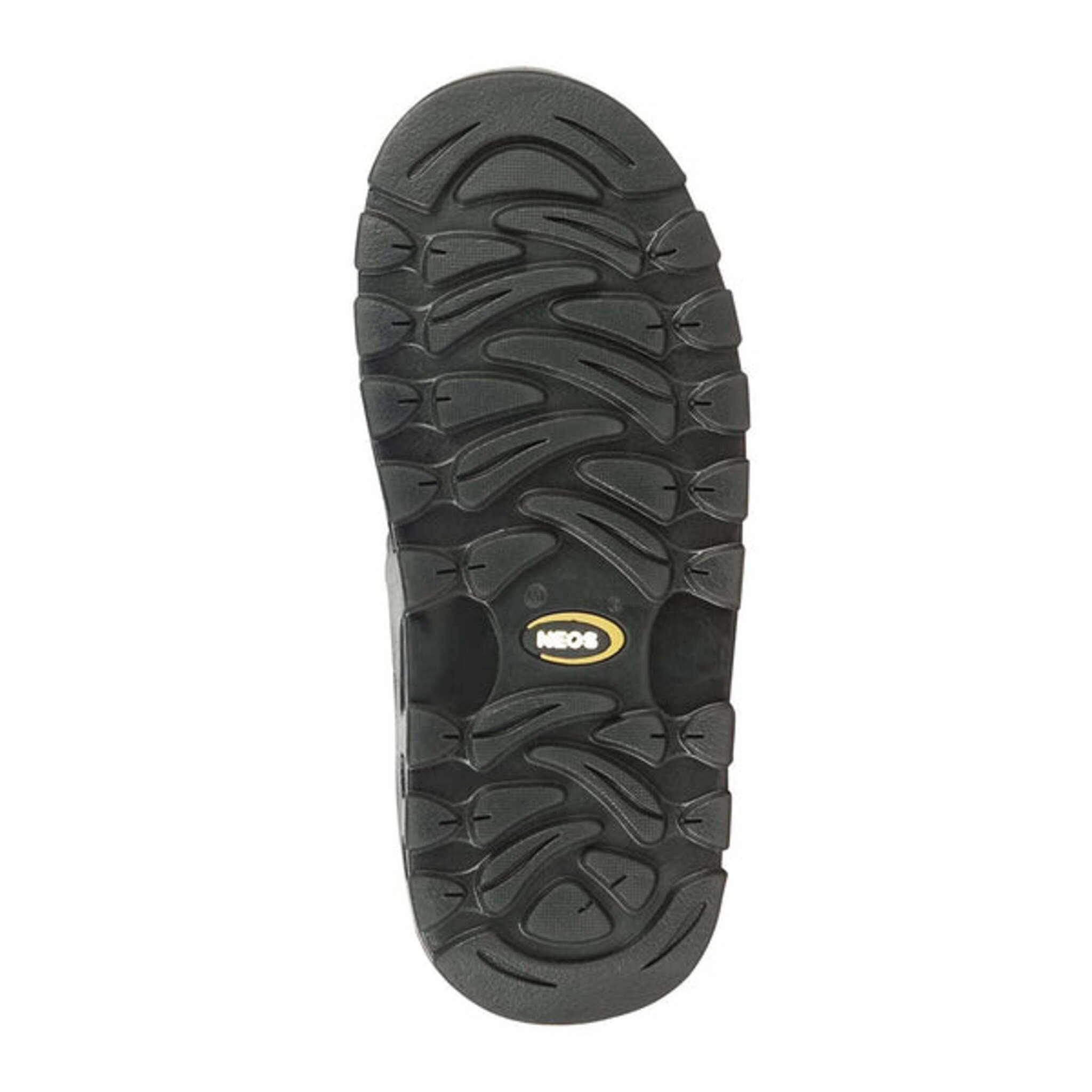 High traction outsole pattern on NEOS Voyager waterproof winter overshoes