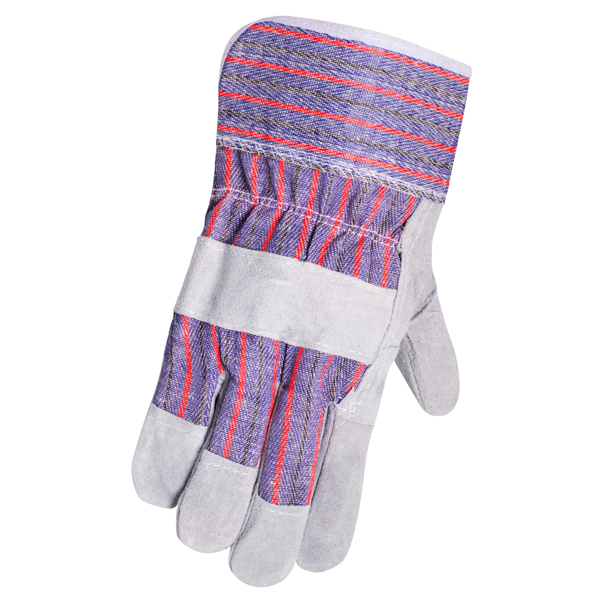Horizon Cotton Back Economy Cowsplit Palm Leather Work Gloves