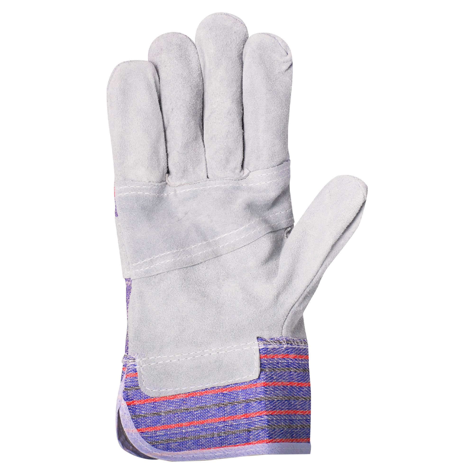 Horizon Cotton Back Economy Cowsplit Palm Leather Work Gloves