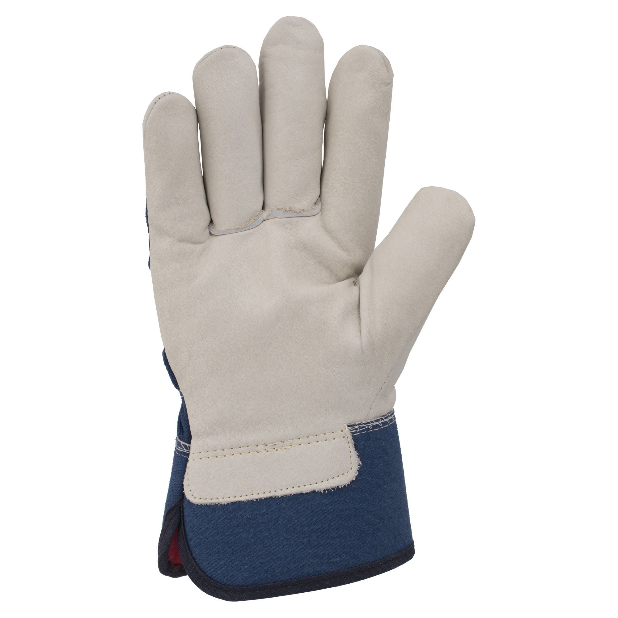 Horizon Cotton Duck Back Foam/Fleece Lined Cowhide Winter Work Gloves with Rubberized Safety Cuff