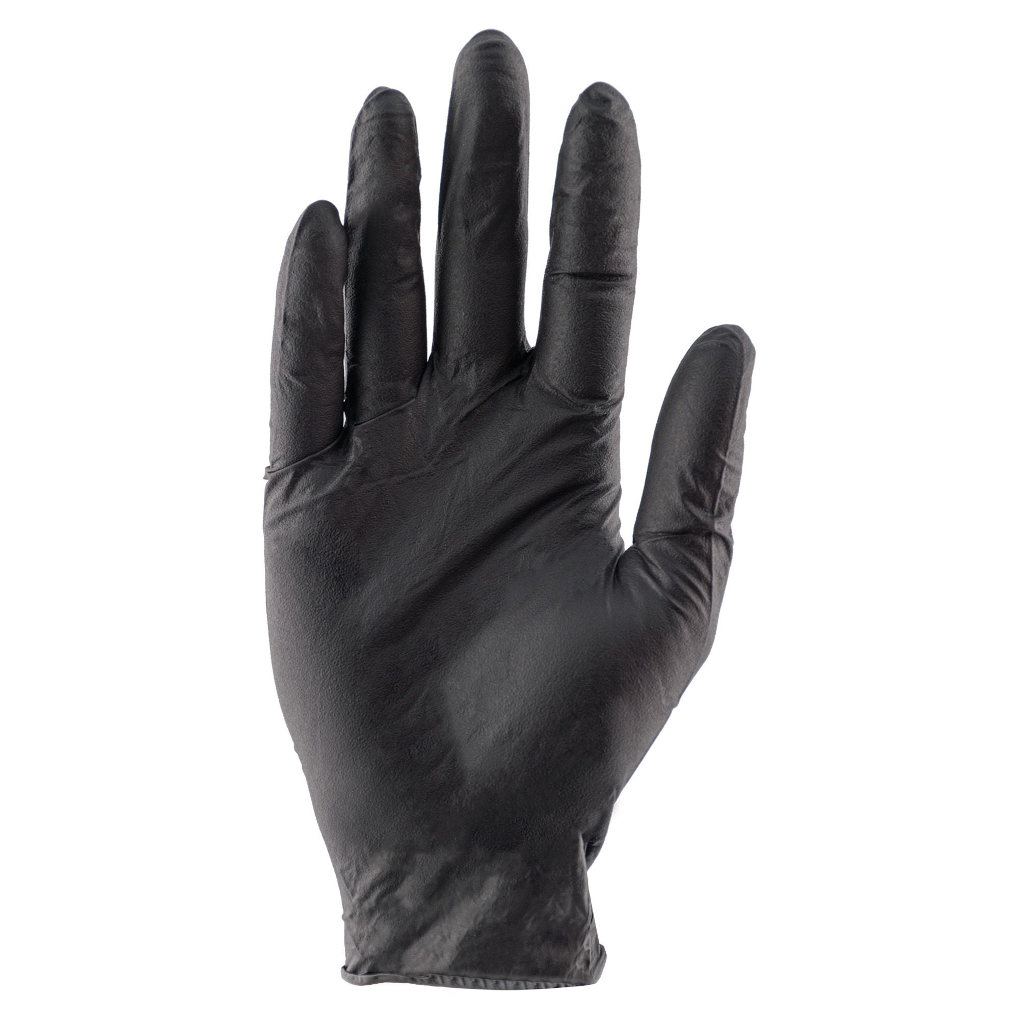 Horizon Black Extra Strong 6-mil Nitrile Disposable Powder-Free Work Gloves - Box of 100