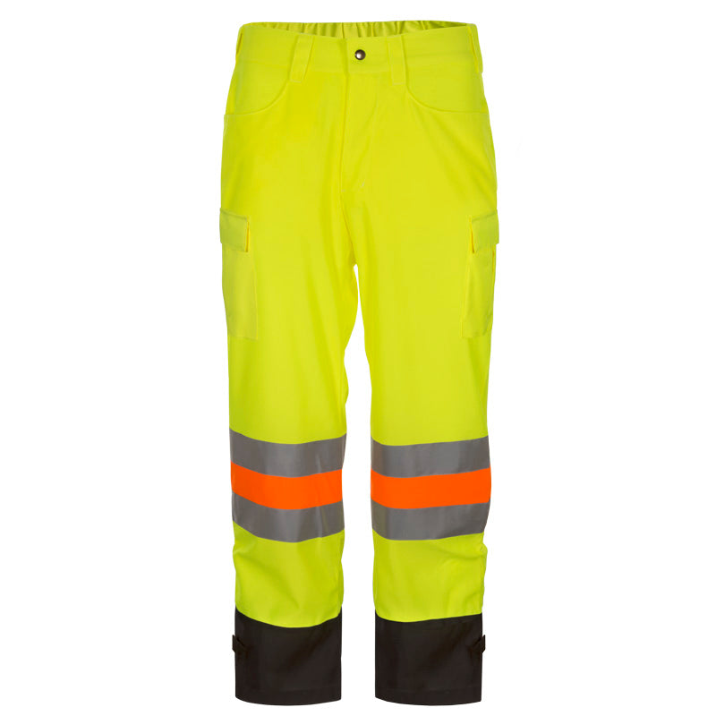 Nats Men’s High Visibility Signal Pants, Waterproof, Sealed Seams, Reflective Strips, Front Clasp, CSA Z96-09 Compliant | Sizes S-4XL