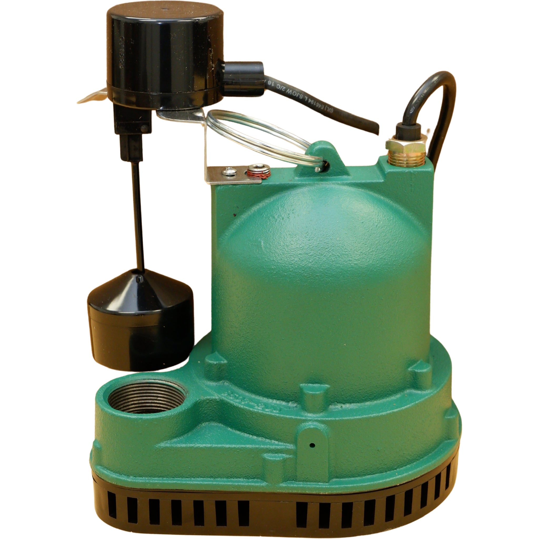 Hydromatic VA1-10 sump pump with vertical float switch – cast iron submersible pump for basement and sump pits