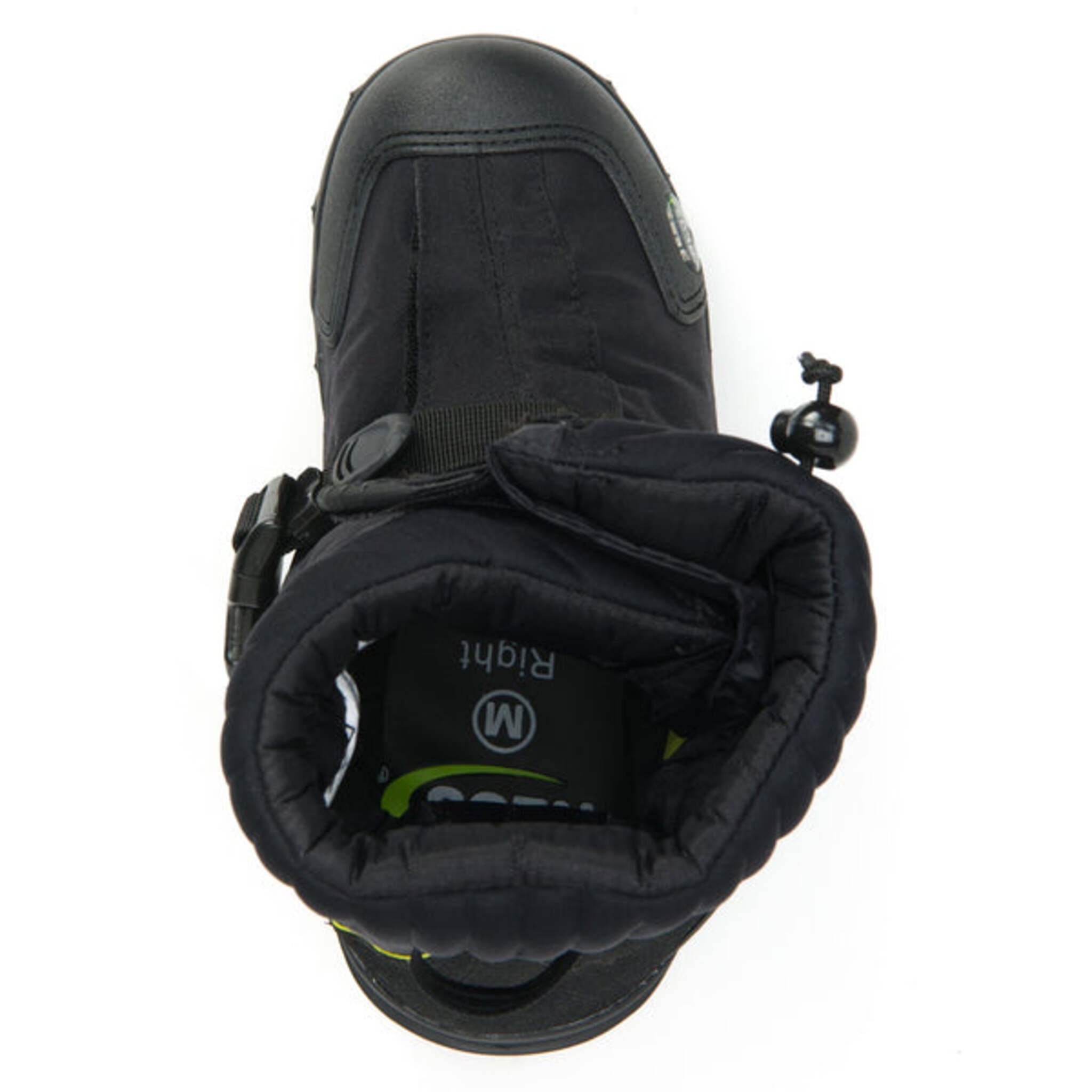 Interior insulated lining inside NEOS Explorer waterproof winter overshoes for warmth
