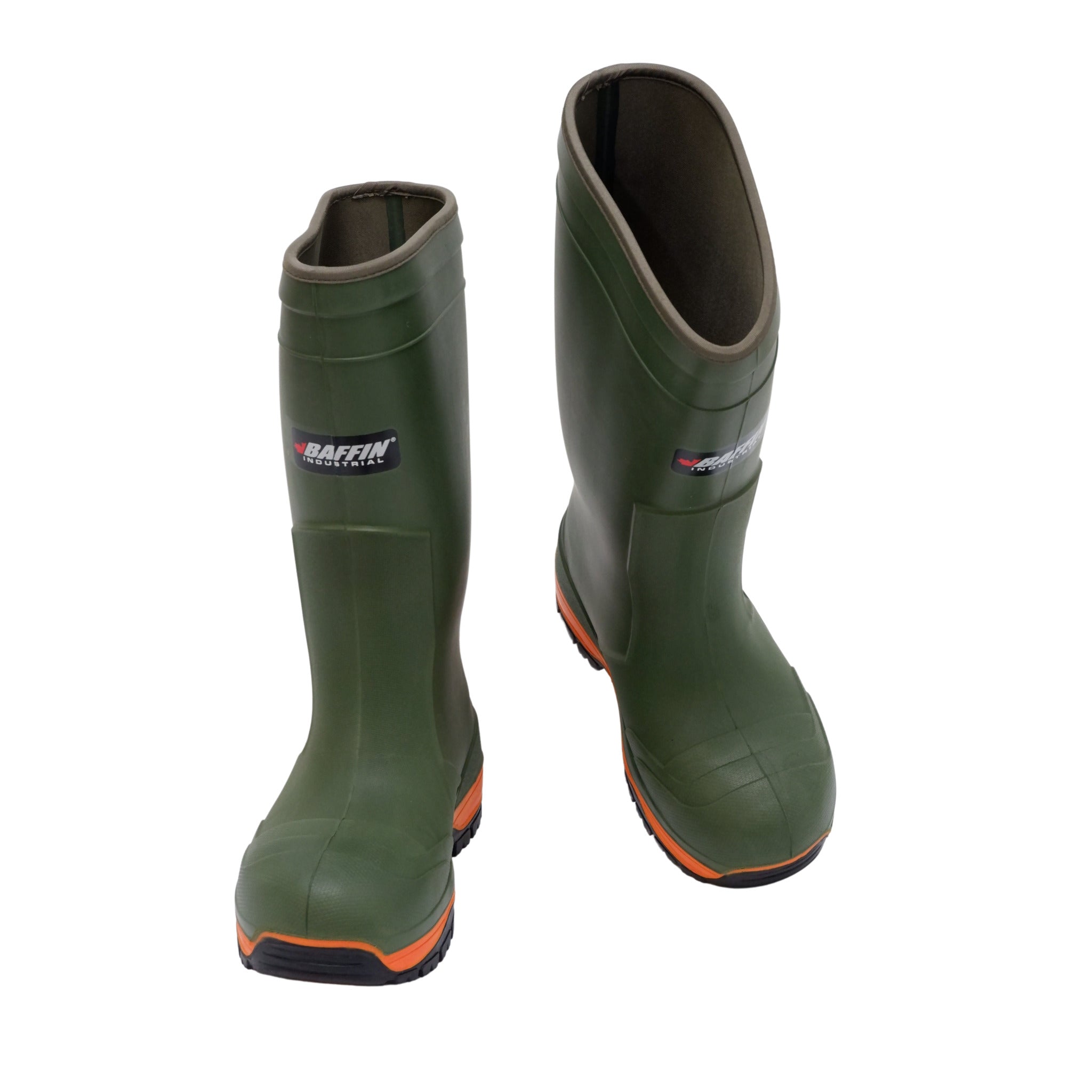 Pair of waterproof Baffin Icebear STP winter work footwear for snow conditions