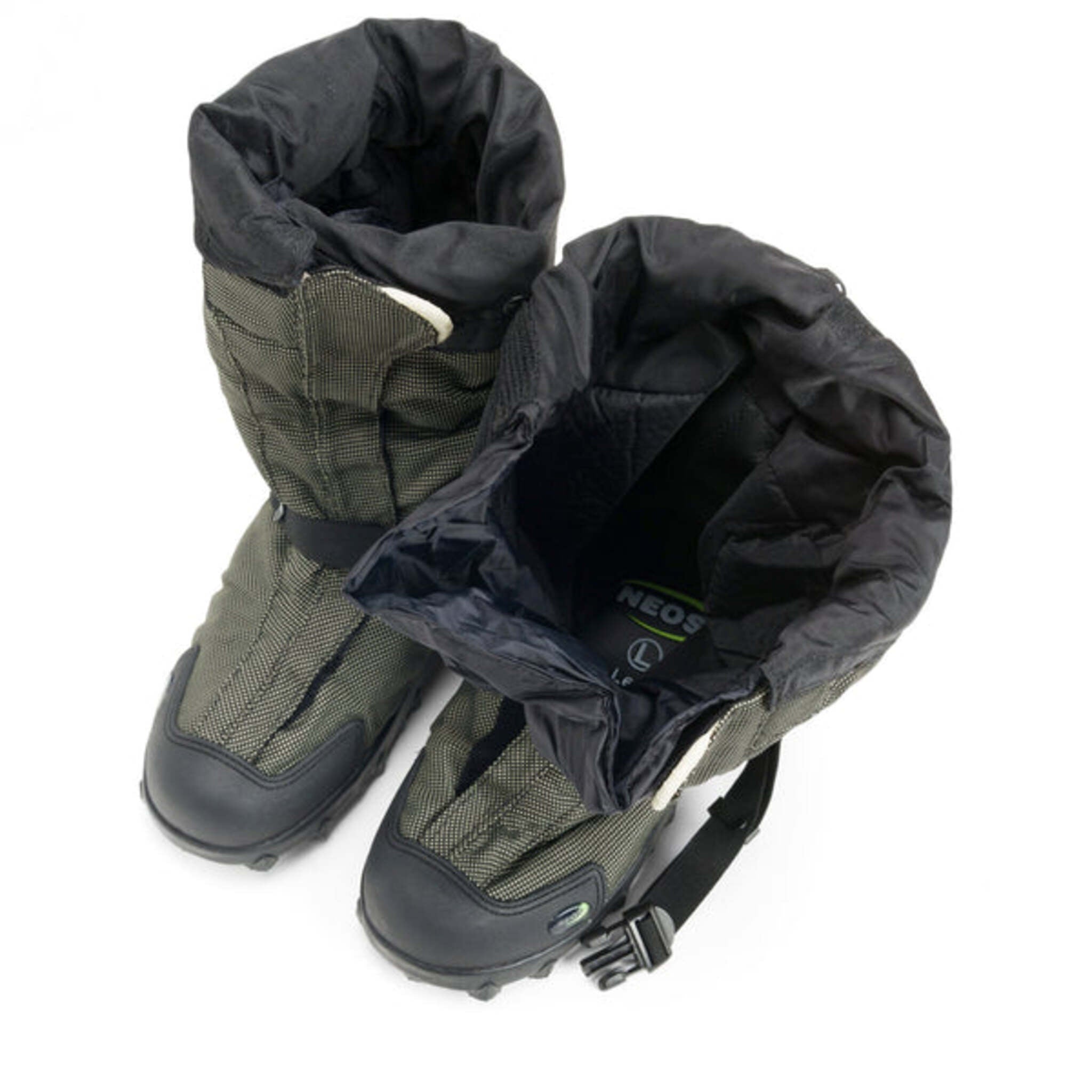 Pair of insulated NEOS Glacier Trek overshoes with waterproof winter protection
