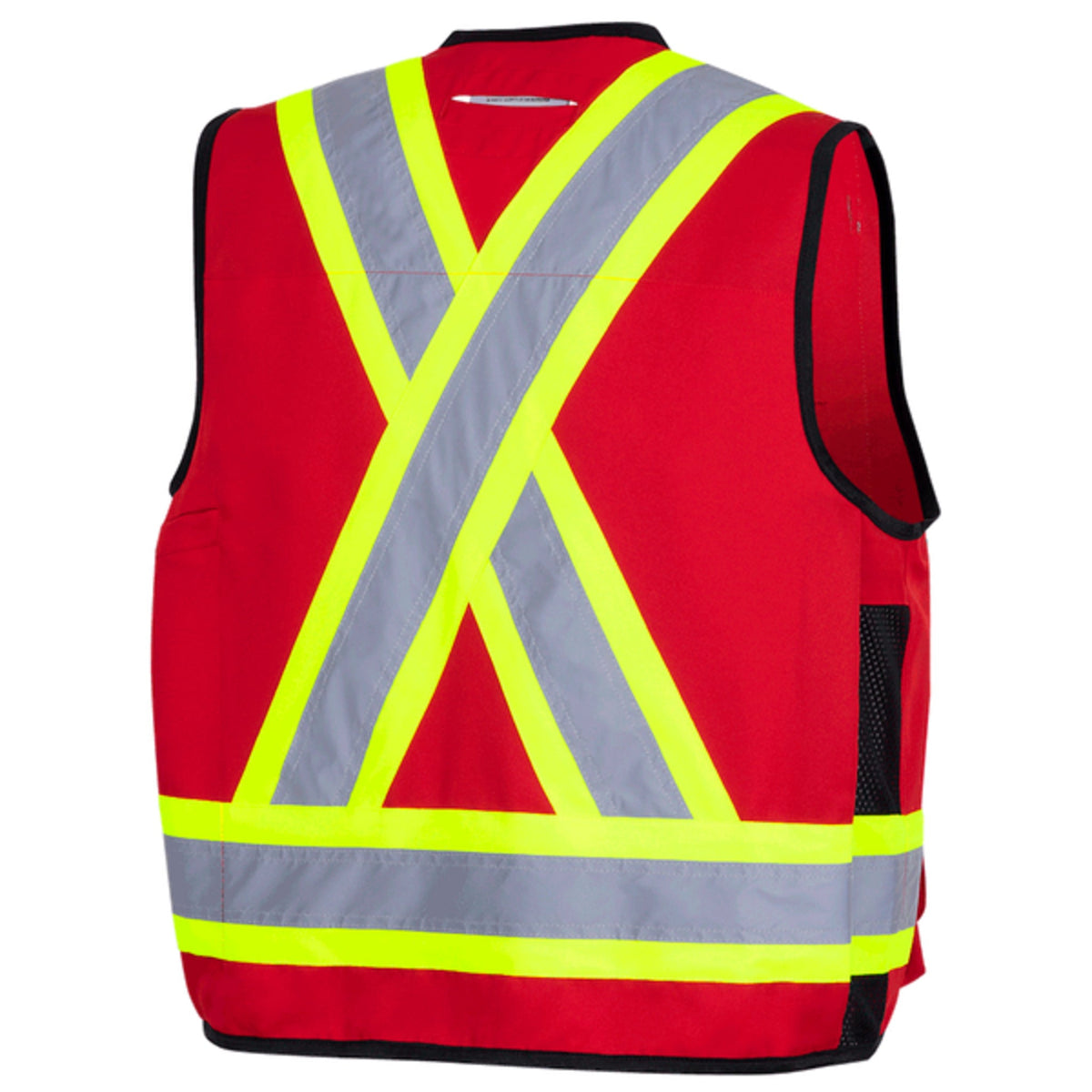 Pioneer Men's Hi Vis Safety Surveyor Vest | 150D Woven Twill Poly | CSA/ANSI Certified, StarTech Reflective, Multi-Pocket, Brass Closure (Models 6693, 6692, 6683, 6692N & 6692BK) | Sizes S–4XL - Items