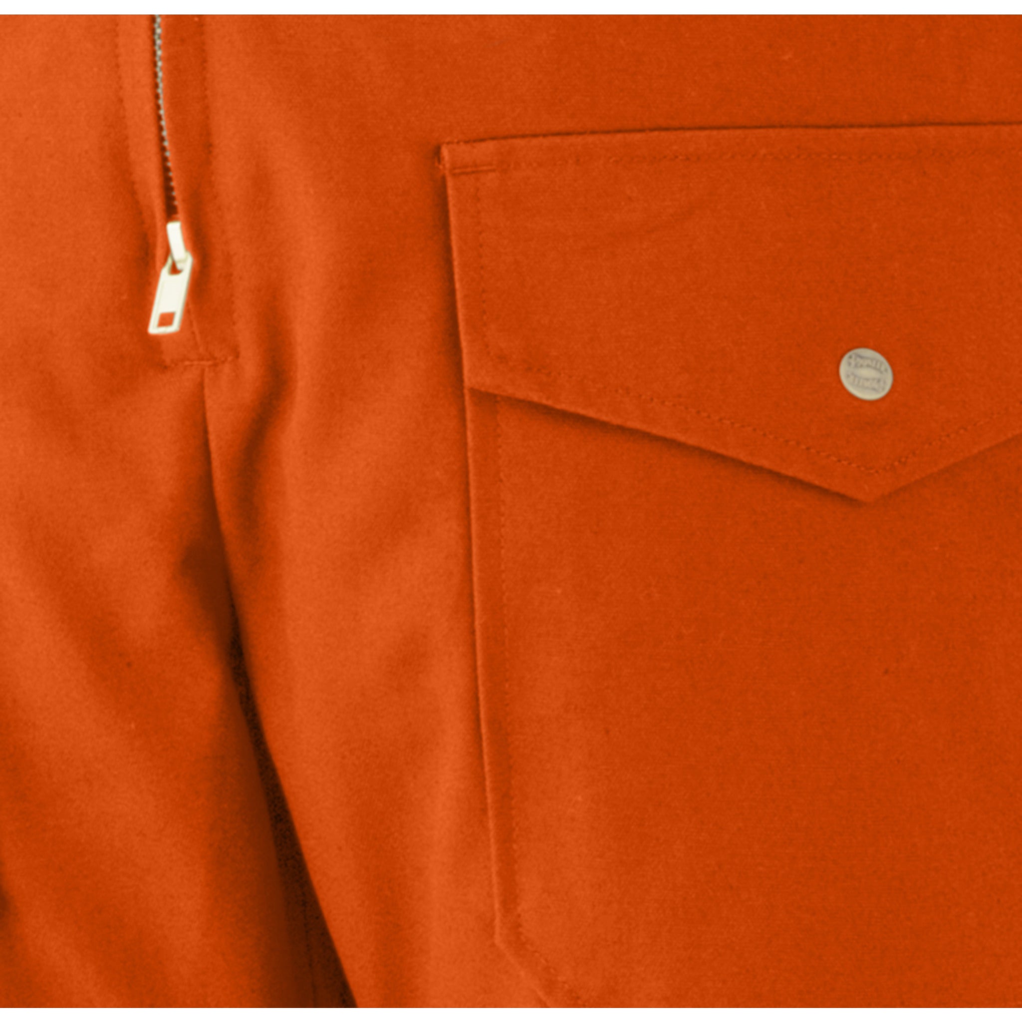 Pioneer orange hi vis bib overalls durable cotton duck pocket