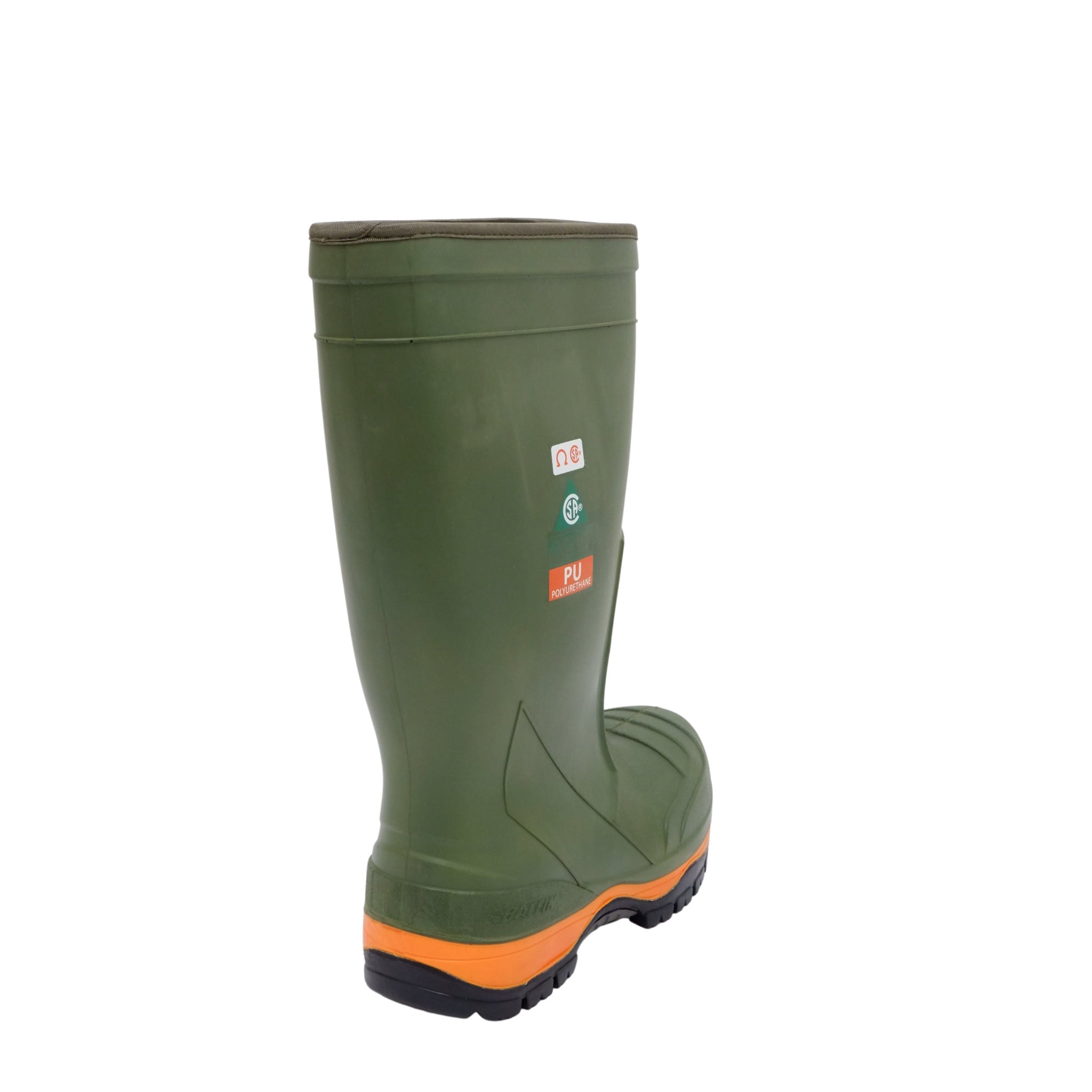 Rear view Baffin Icebear STP insulated winter safety boots for extreme cold