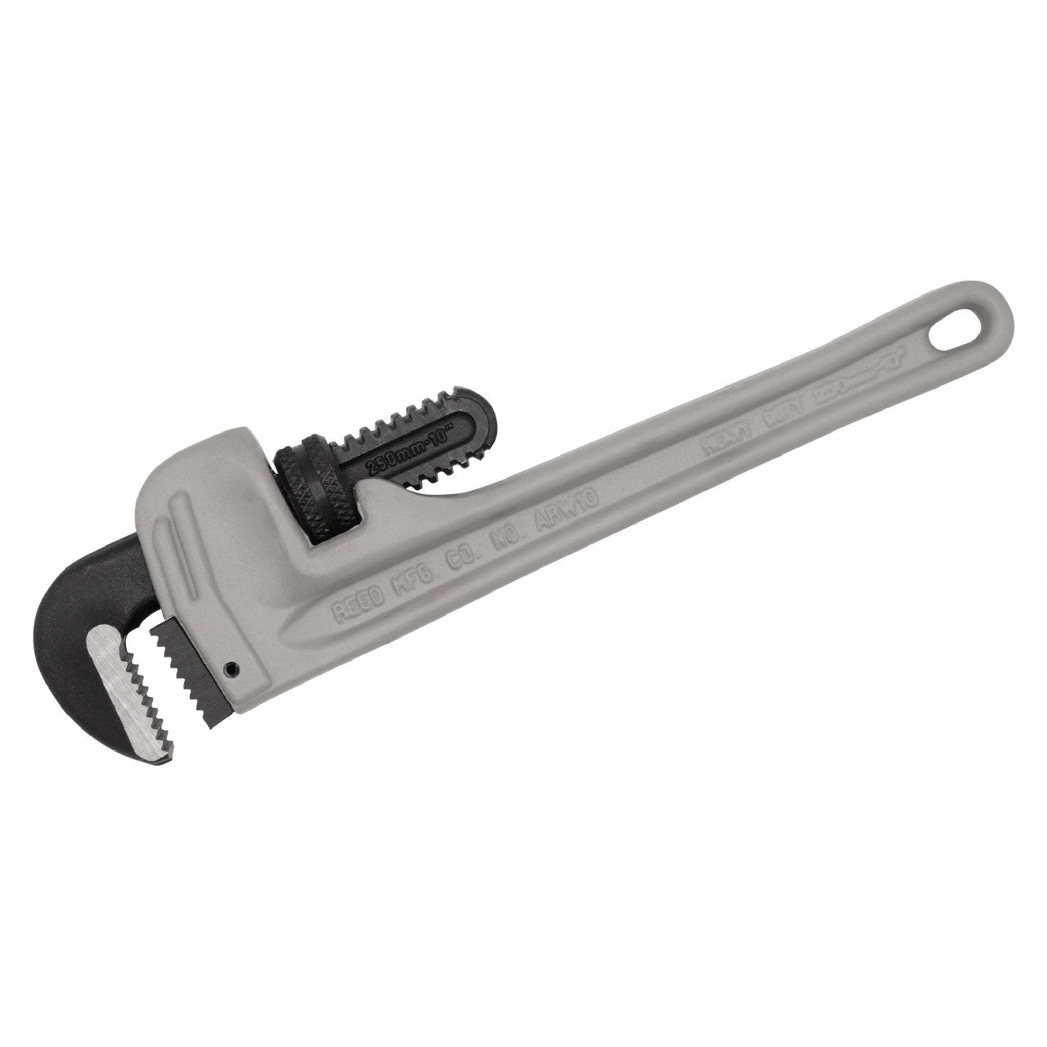 REED aluminum straight pipe wrench lightweight durable plumbing tool
