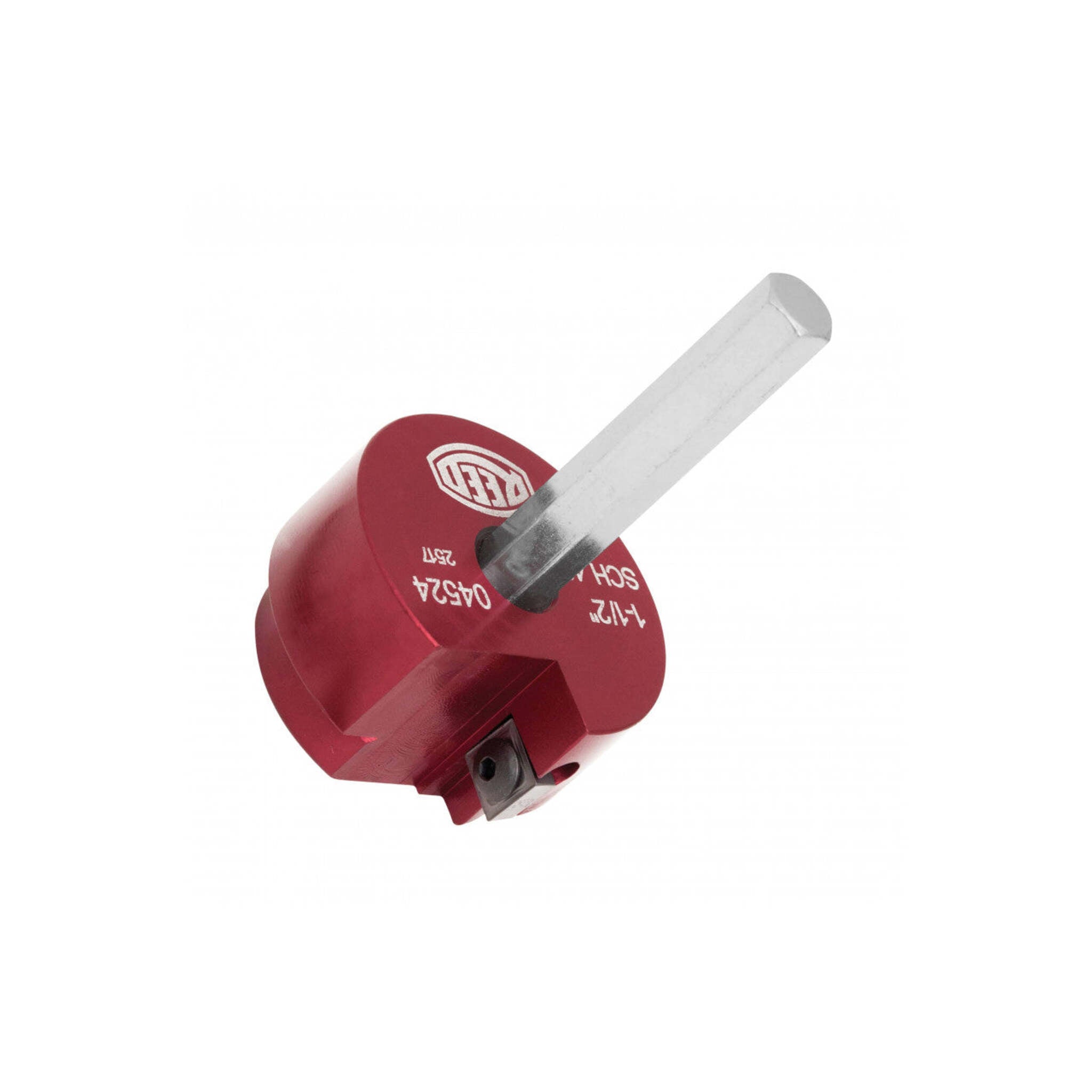 Reed pipe fitting reamer red head with standard drill shank