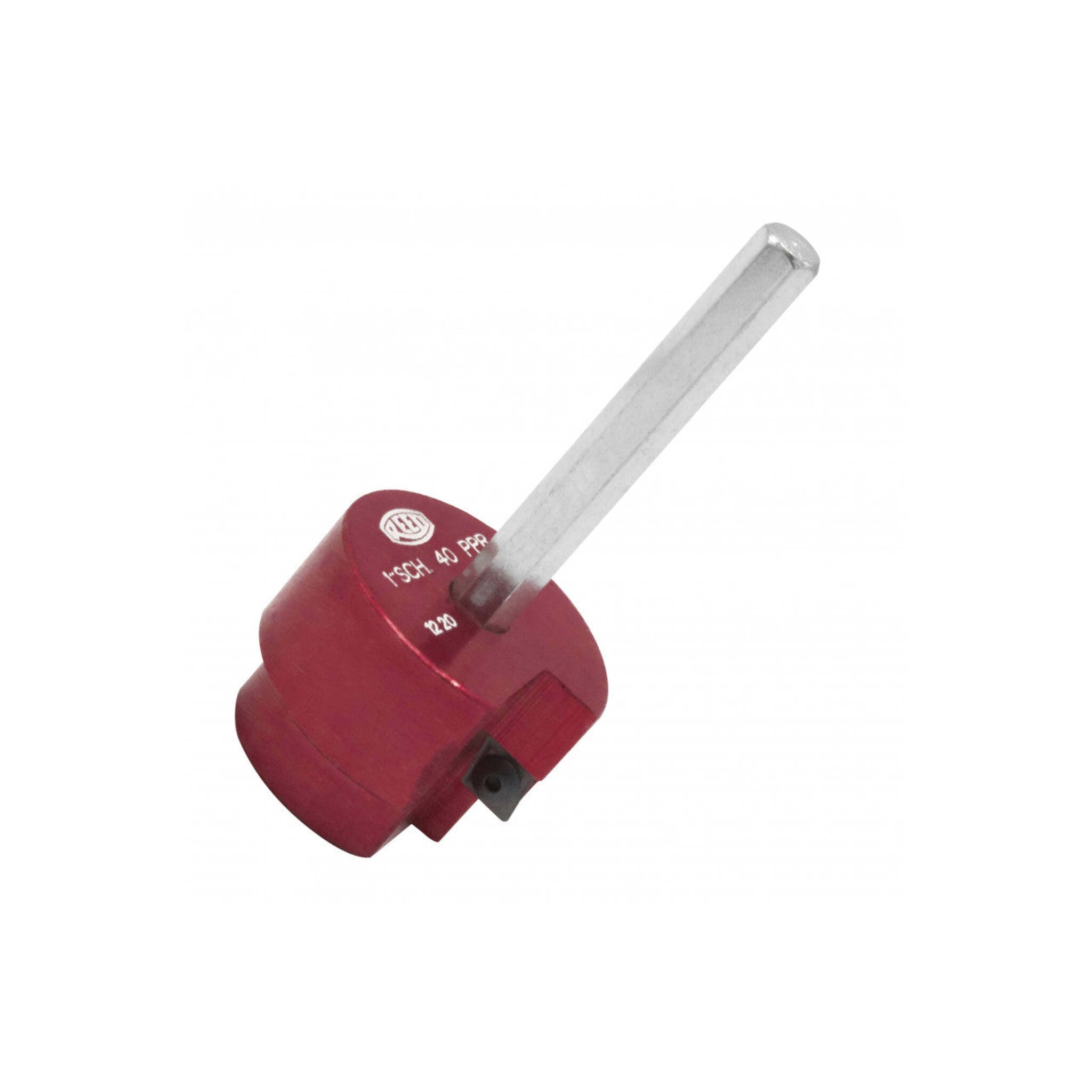 Angled Reed Schedule 40 plastic pipe reamer for fitting reuse