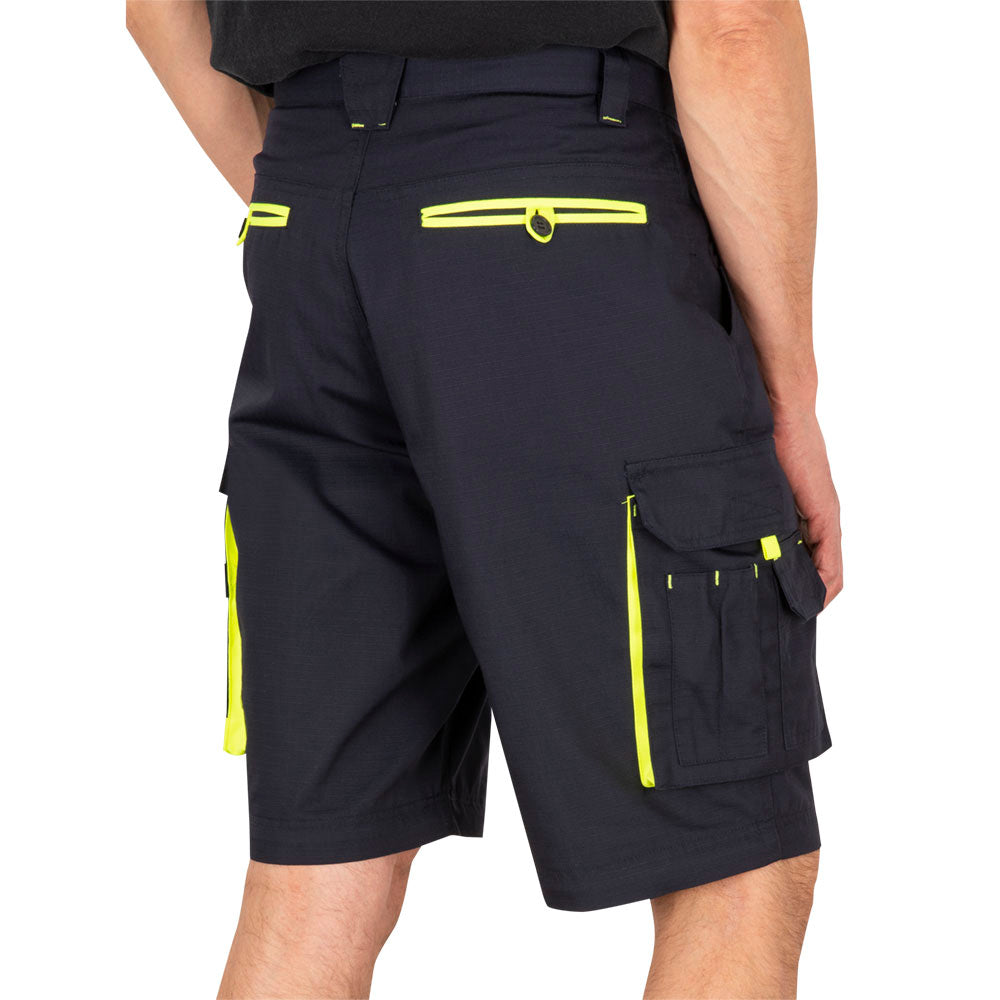 Pioneer Men's Ripstop Convertible Zip Off Safety Cargo Pants Sizes 30-50