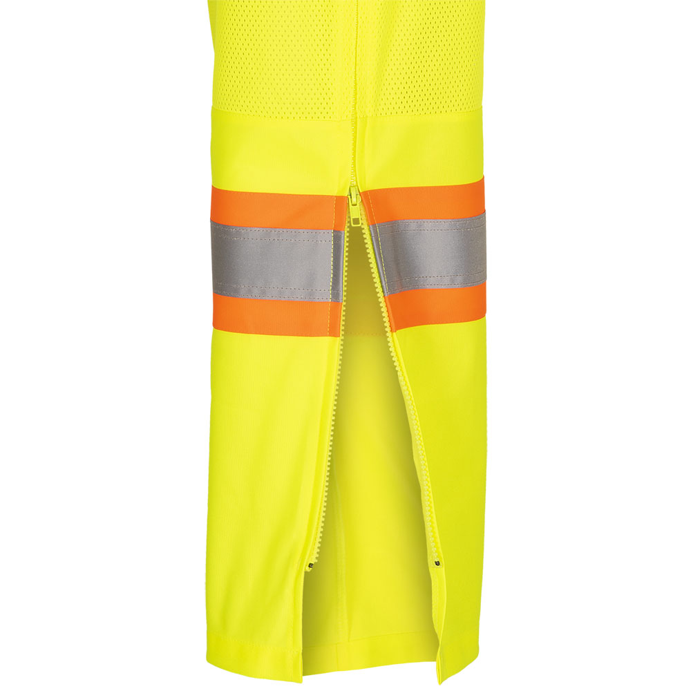 Pioneer Women's Hi Vis Traffic Safety Coveralls, Reflective with Mesh Ventilation, Elastic Waist, 7 Pockets  – Maximum Comfort & Protection | Sizes XS-3XL