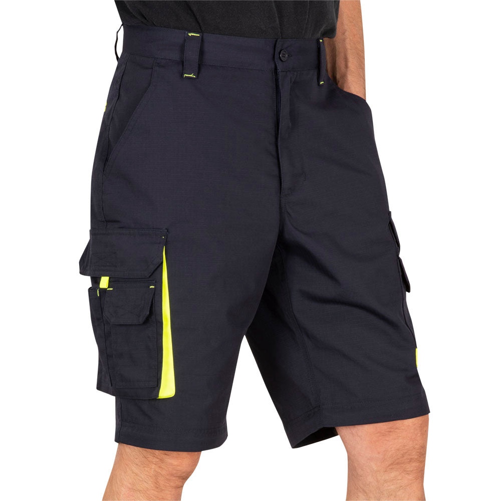 Pioneer Men's Ripstop Convertible Zip Off Safety Cargo Pants Sizes 30-50