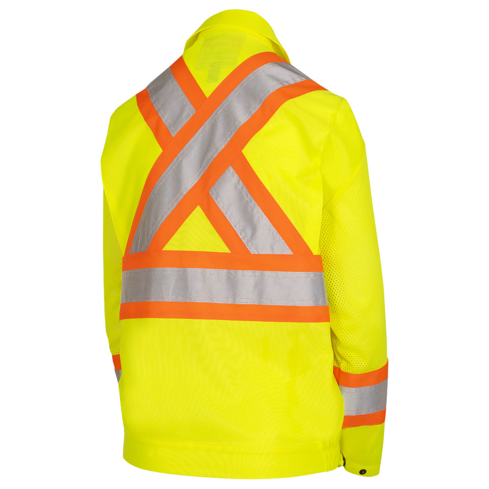 Pioneer Women's Hi Vis Traffic Safety Jacket Sizes XS-4XL