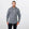 Man wearing Stanfield's 1329 heavy weight wool henley hoodie in grey, front view